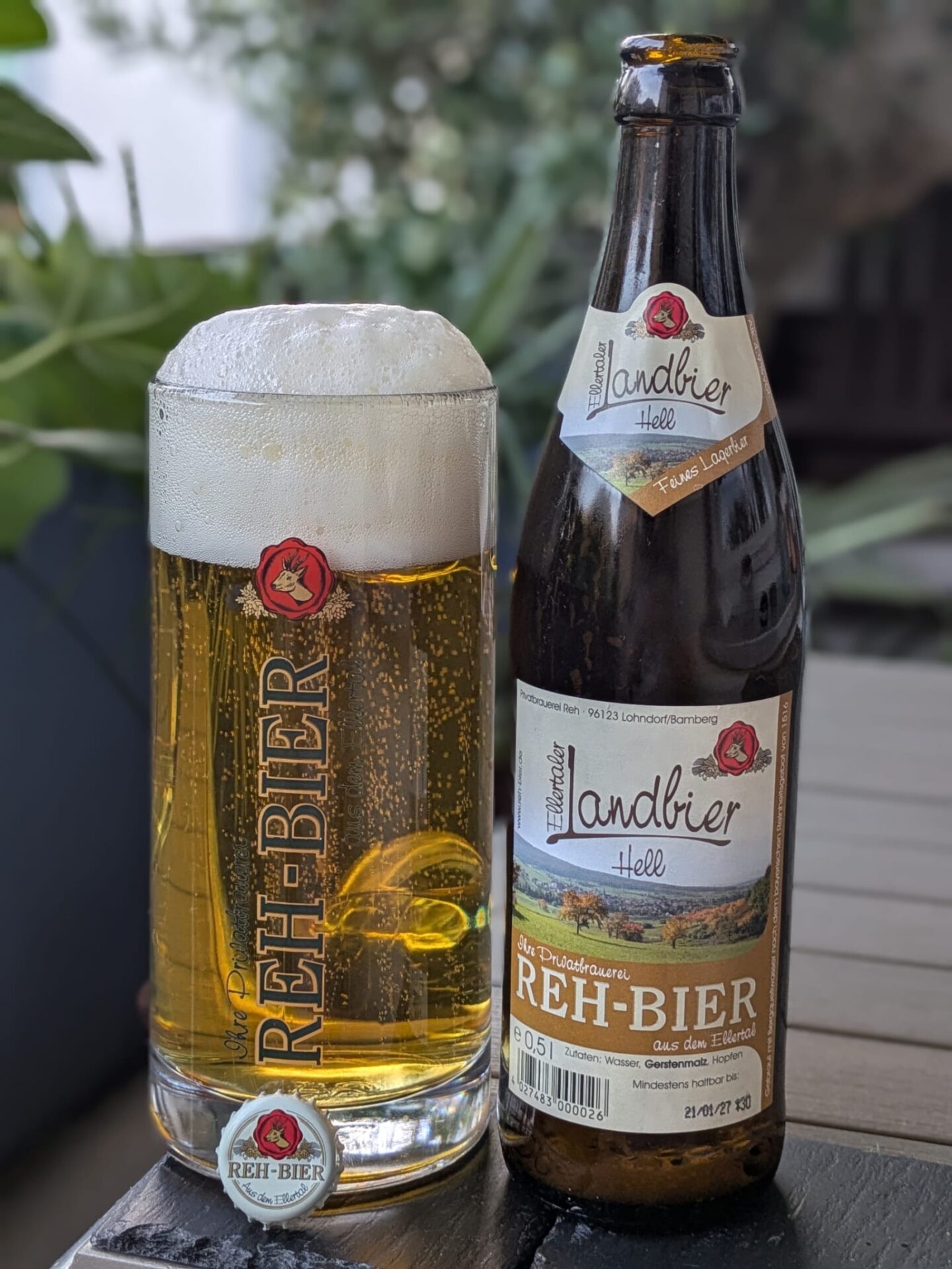 #9: Das Ellertaler Landbier Hell der Privatbrauerei Reh aus Lohndorf in der Fränkischen Schweiz