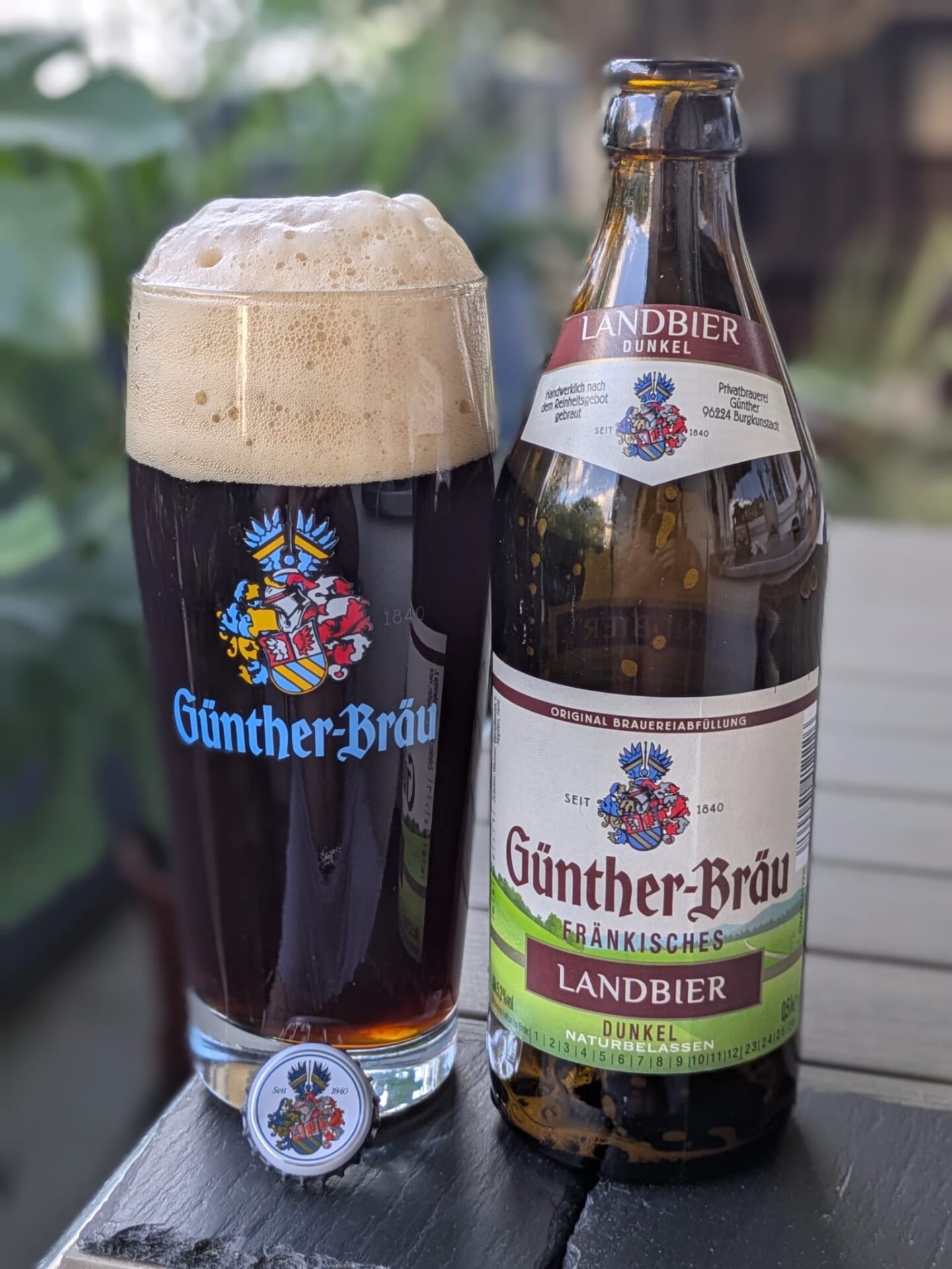 #150: Fränkisches Landbier Dunkel von Günther-Bräu aus Burgkunstadt in Oberfranken