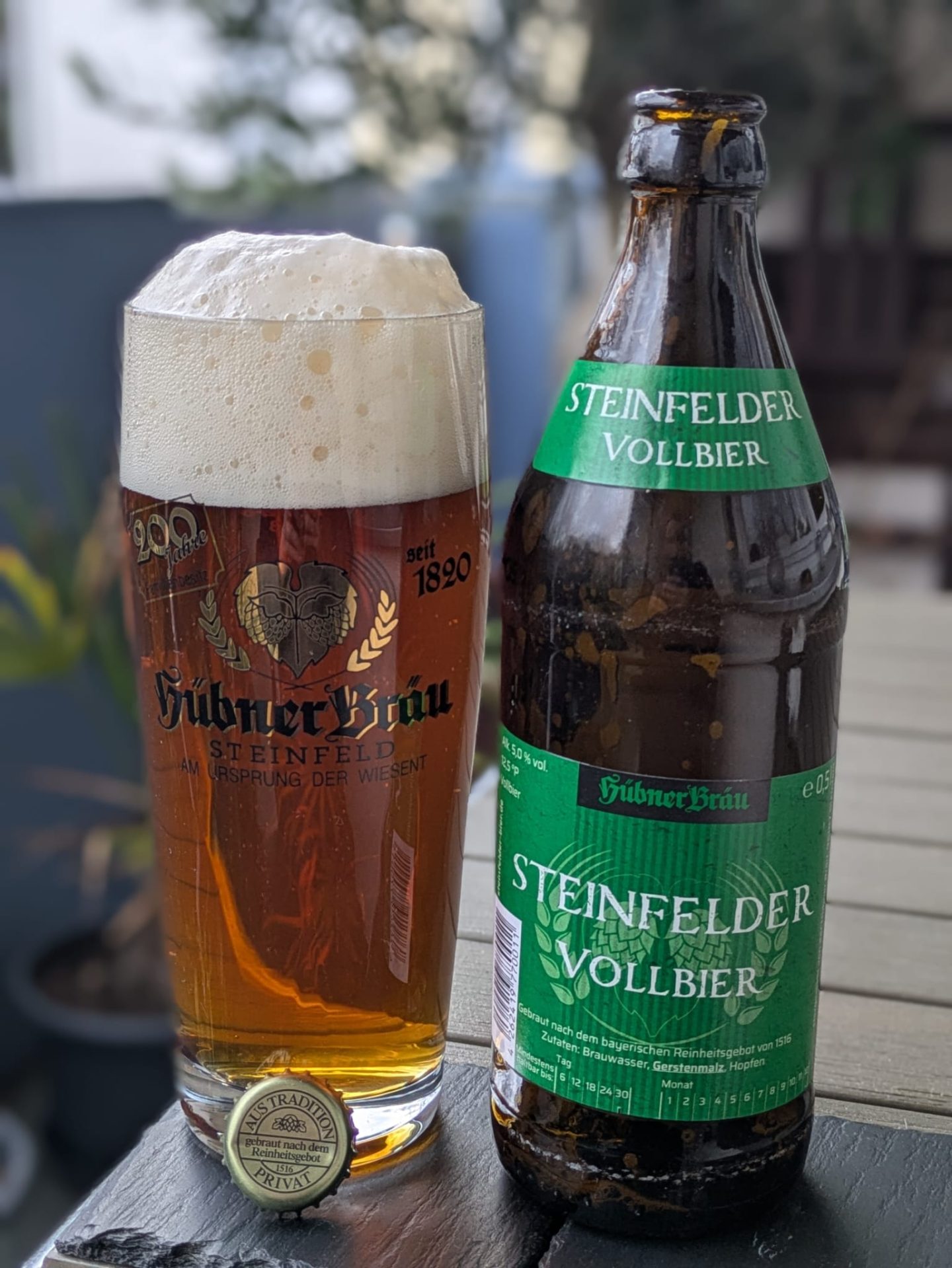 #151: Das Steinfelder Vollbier von Hübner Bräu aus Steinfeld in der Fränkischen Schweiz