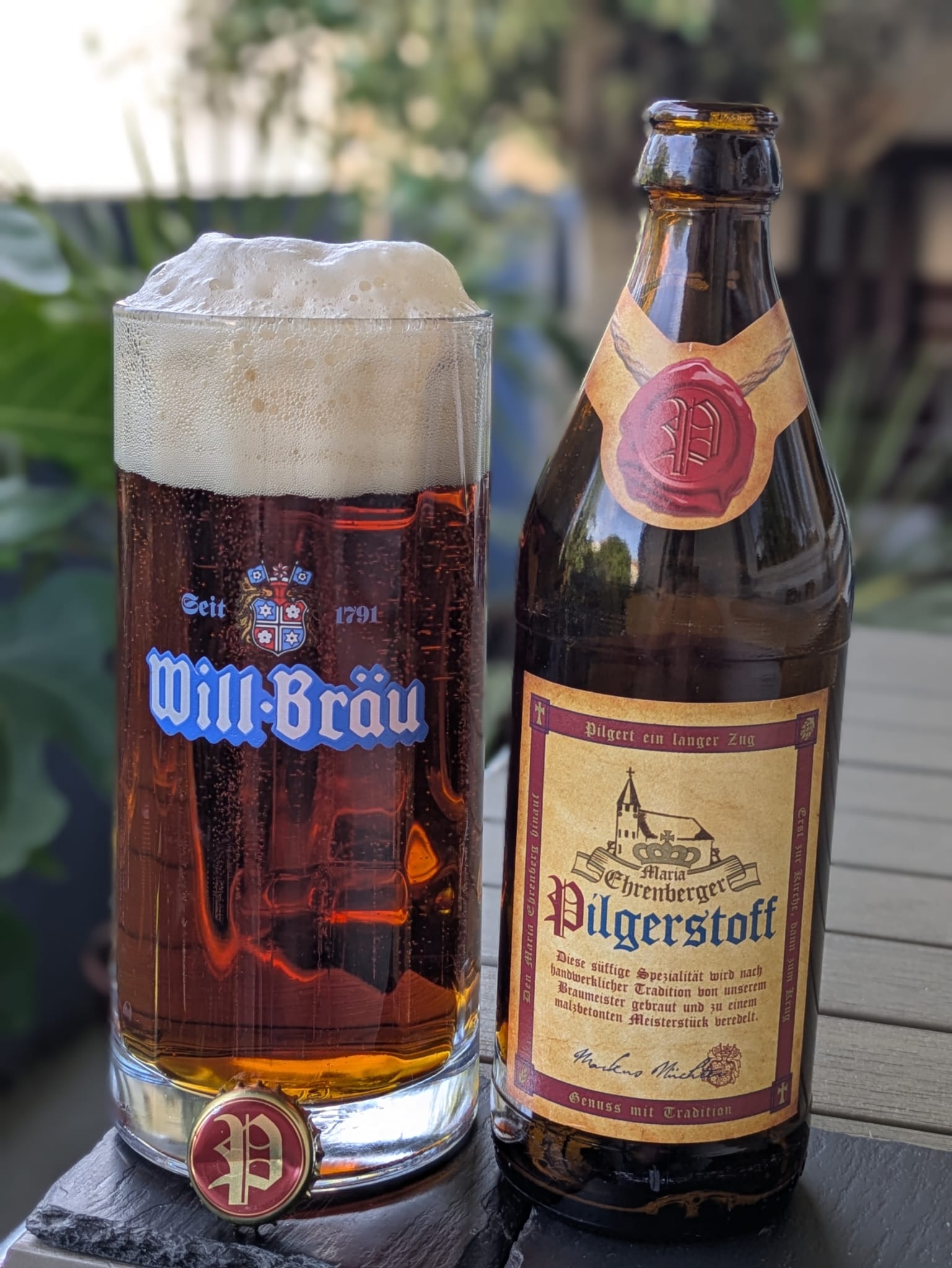 Bierprobe Maria Ehrenberger Pilgerstoff von Will-Bräu von FrankenBierFreund