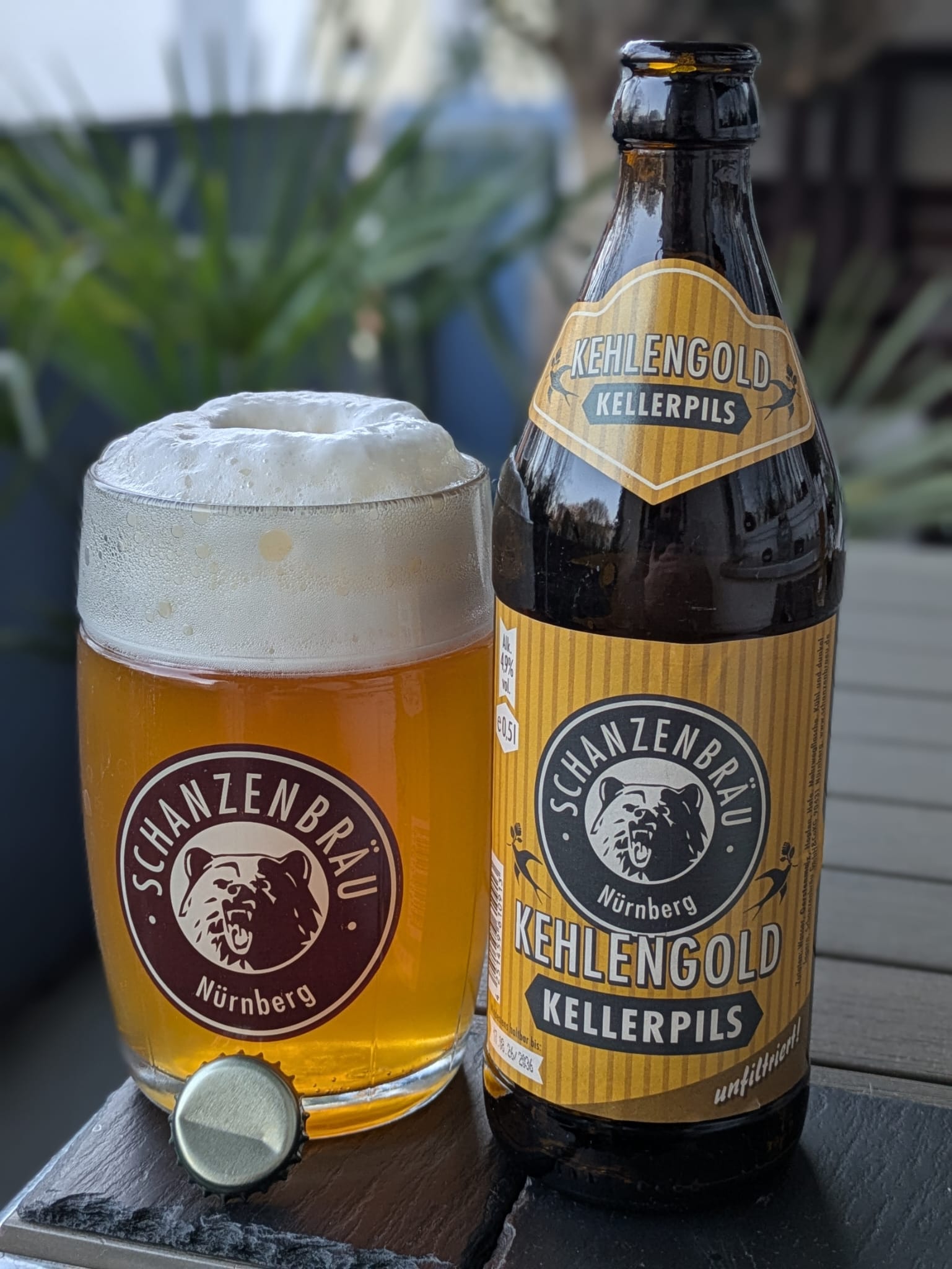 #169: Das Kehlengold Kellerpils der Brauerei Schanzenbräu aus Nürnberg in Mittelfranken