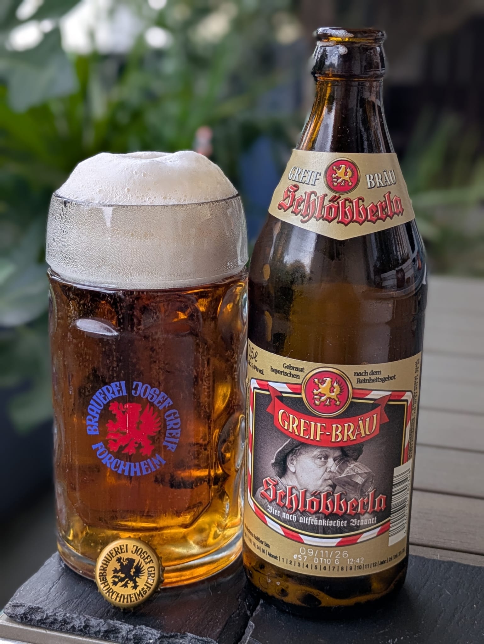 Bierprobe Schlöbberla von Greif-Bräu vom FrankenBierFreund