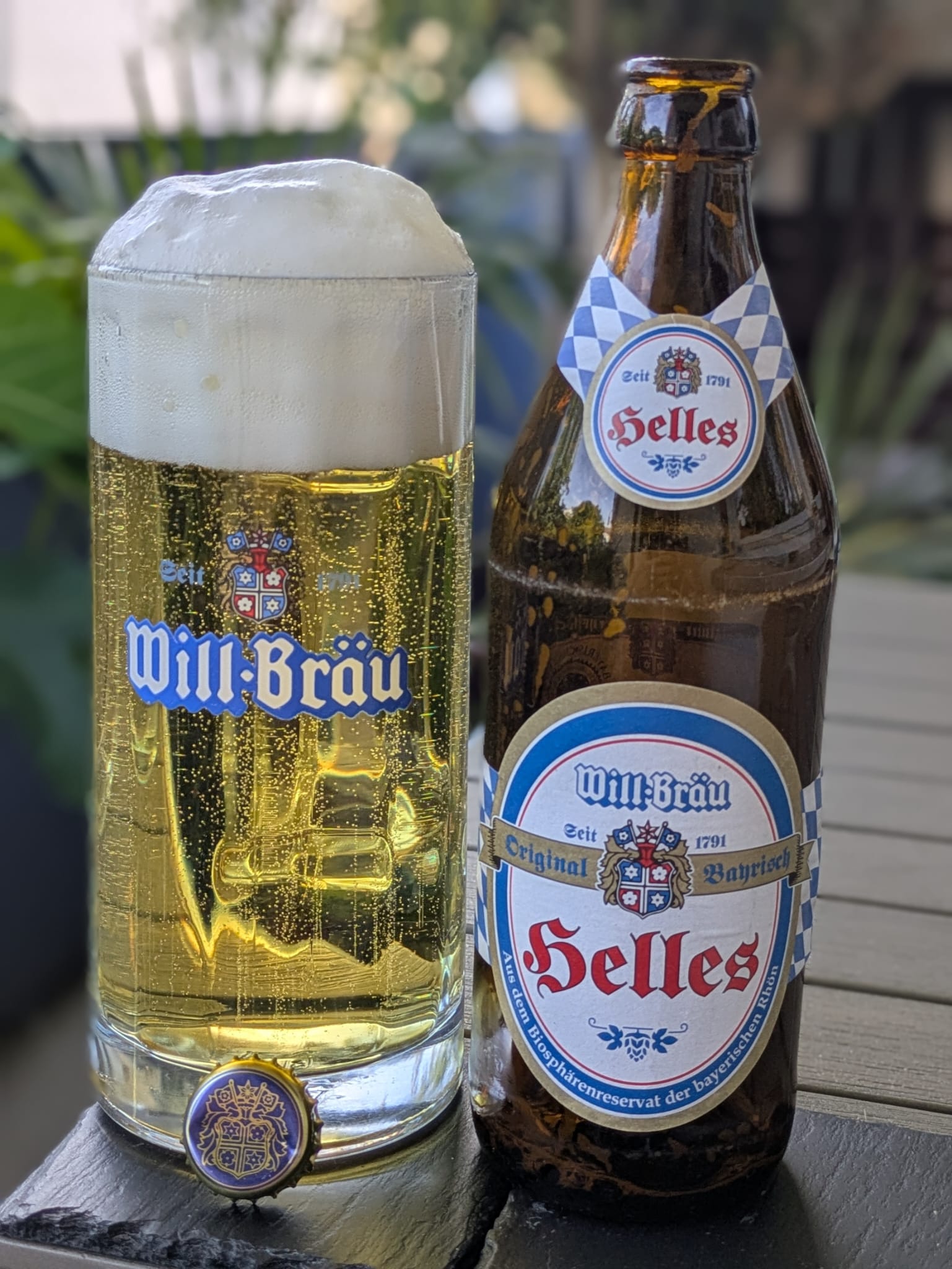 Bierprobe Helles von Will-Bräu von FrankenBierFreund