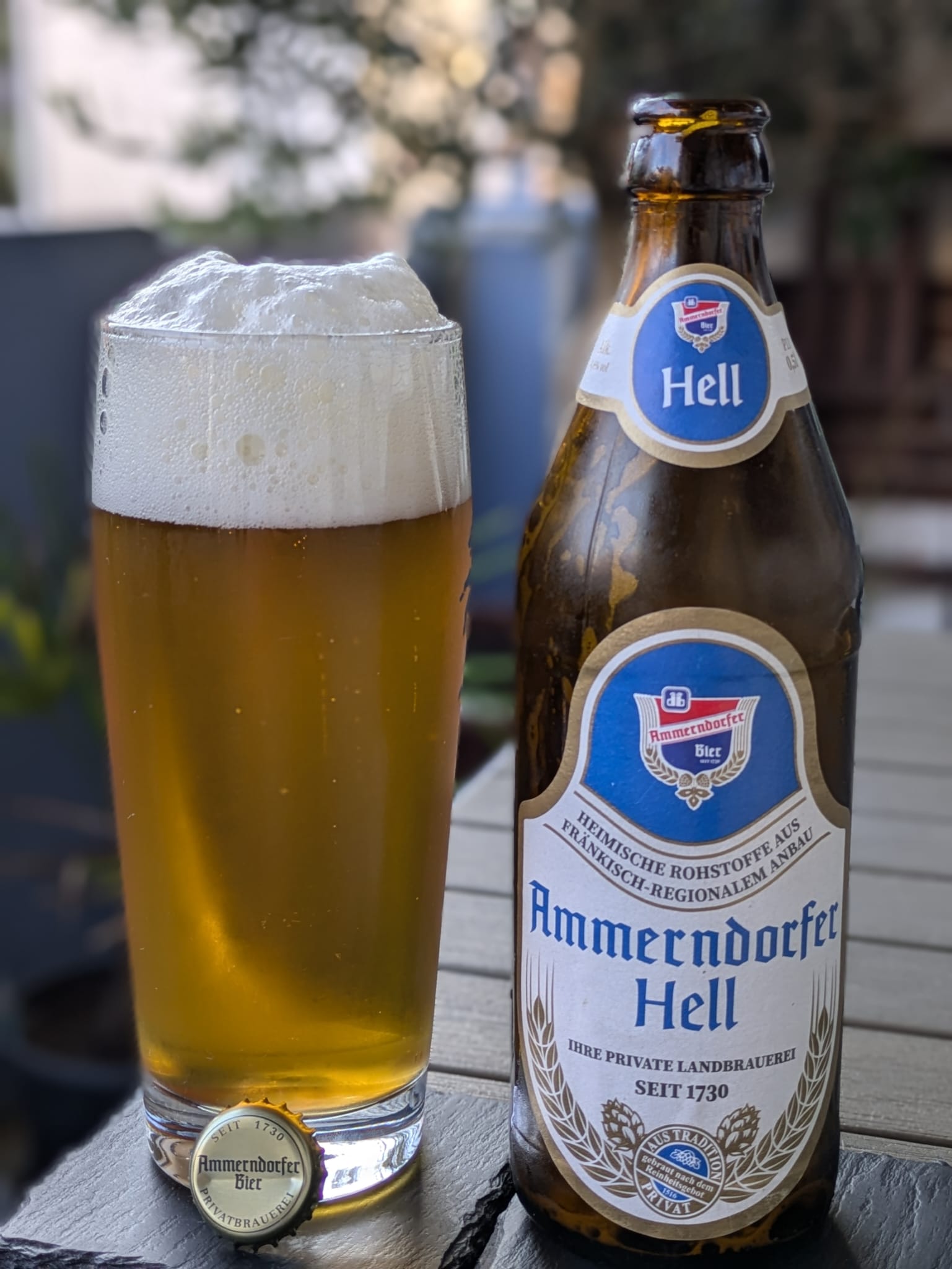 Bierprobe Ammerndorfer Hell von Dorn-Bräu von FrankenBierFreund