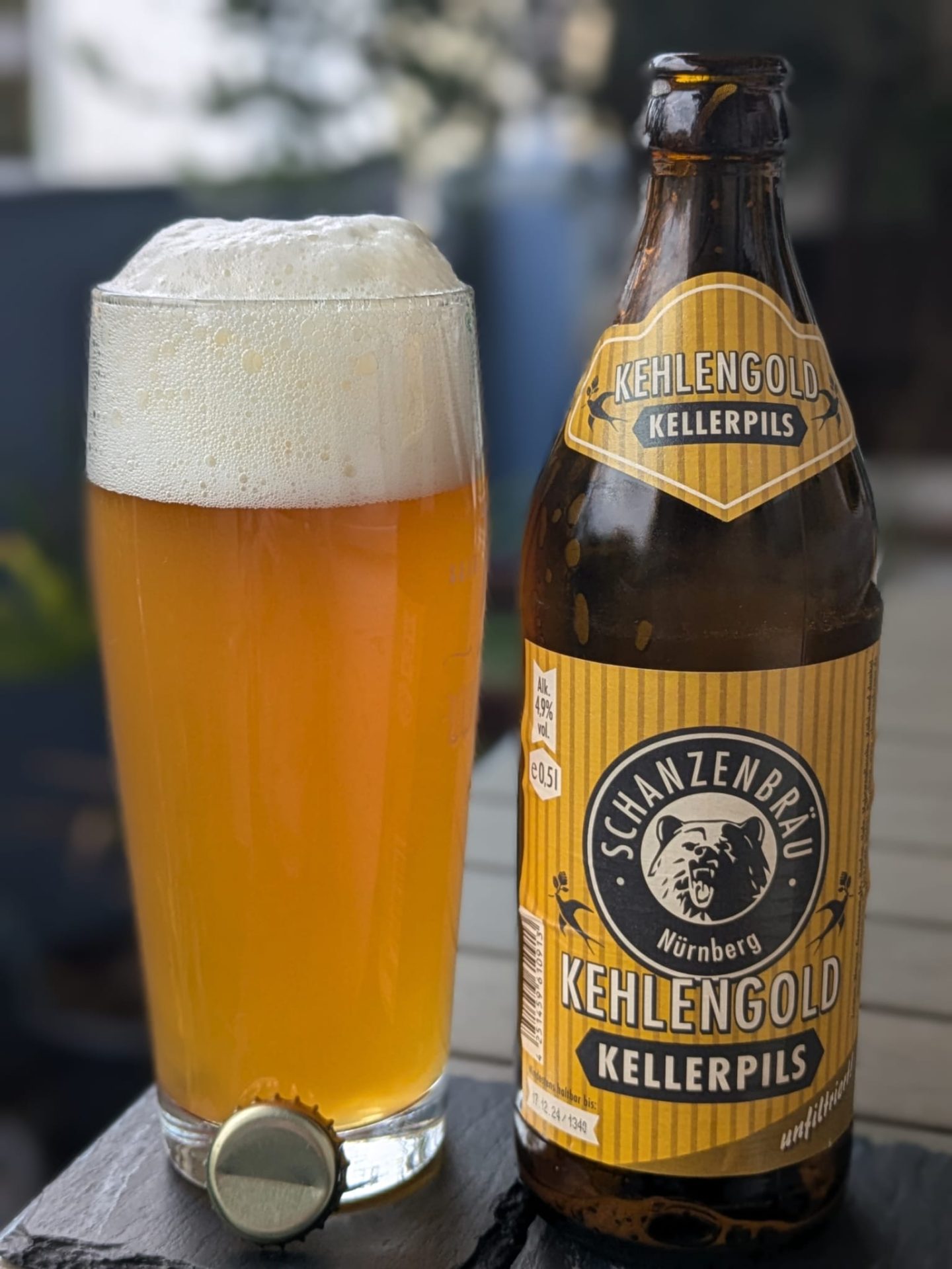 #169: Das Kehlengold Kellerpils der Brauerei Schanzenbräu aus Nürnberg in Mittelfranken