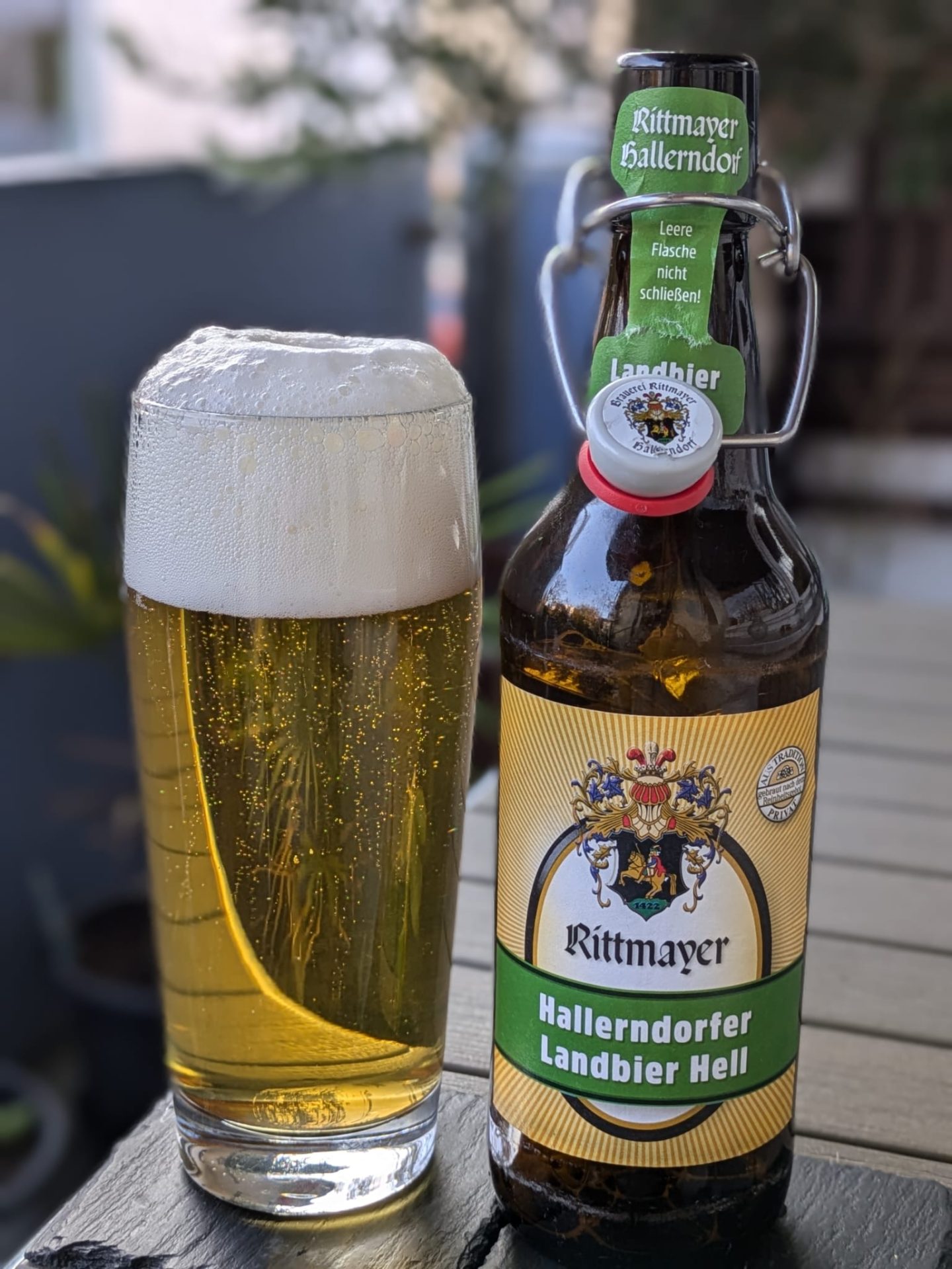 #98: Das Hallerndorfer Landbier Hell der Braurerei Rittmayer aus Hallerndorf in Oberfranken