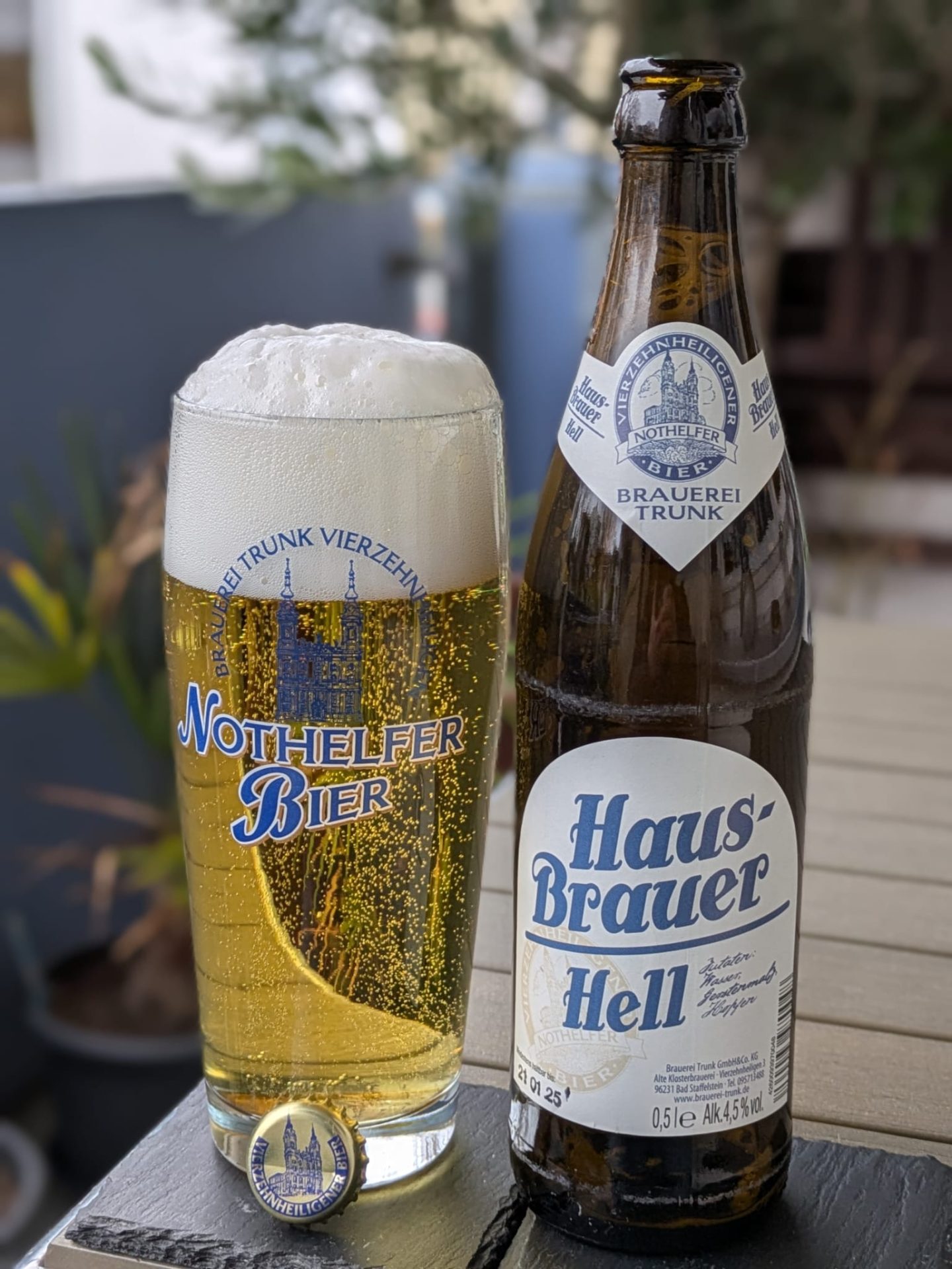 #172: Das Hausbrauer Hell der Brauerei Trunk aus Vierzehnheiligen in Oberfranken