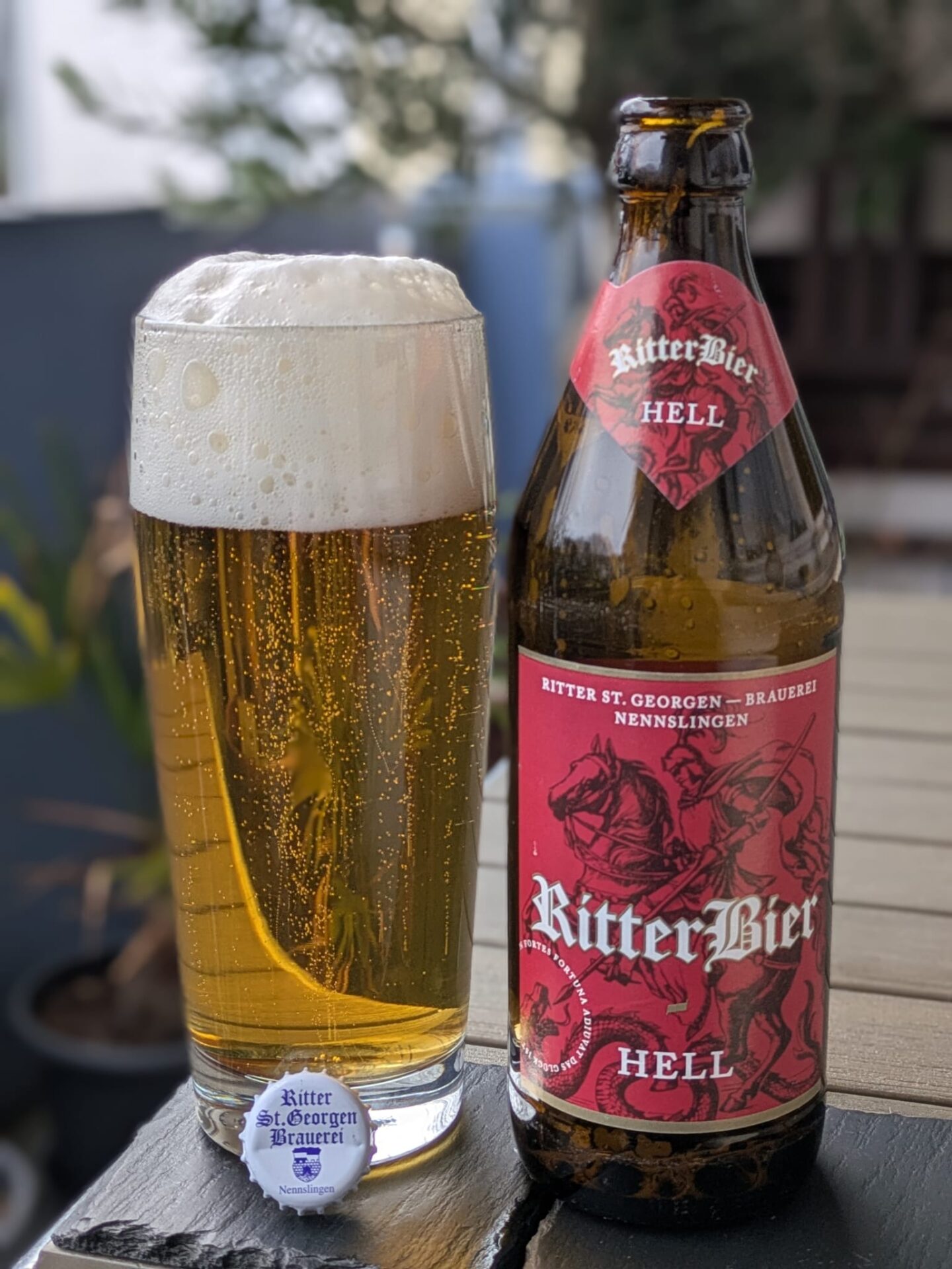 #249: Das Ritter Bier Hell der Ritter St. Georgen Brauerei aus Nennslingen in Mittelfranken