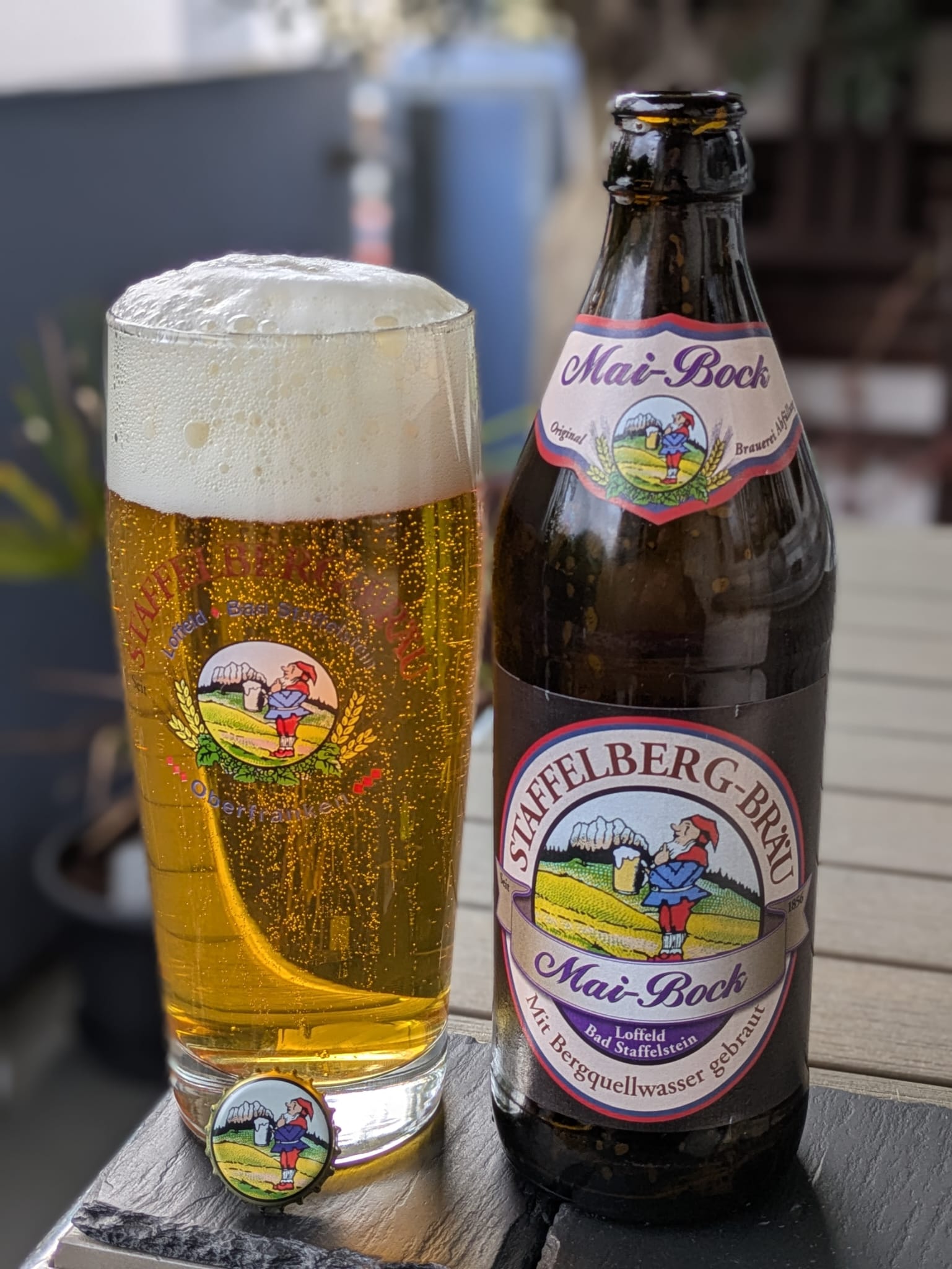 Bierprobe Maibock von Staffelberg-Bräu von FrankenBierFreund