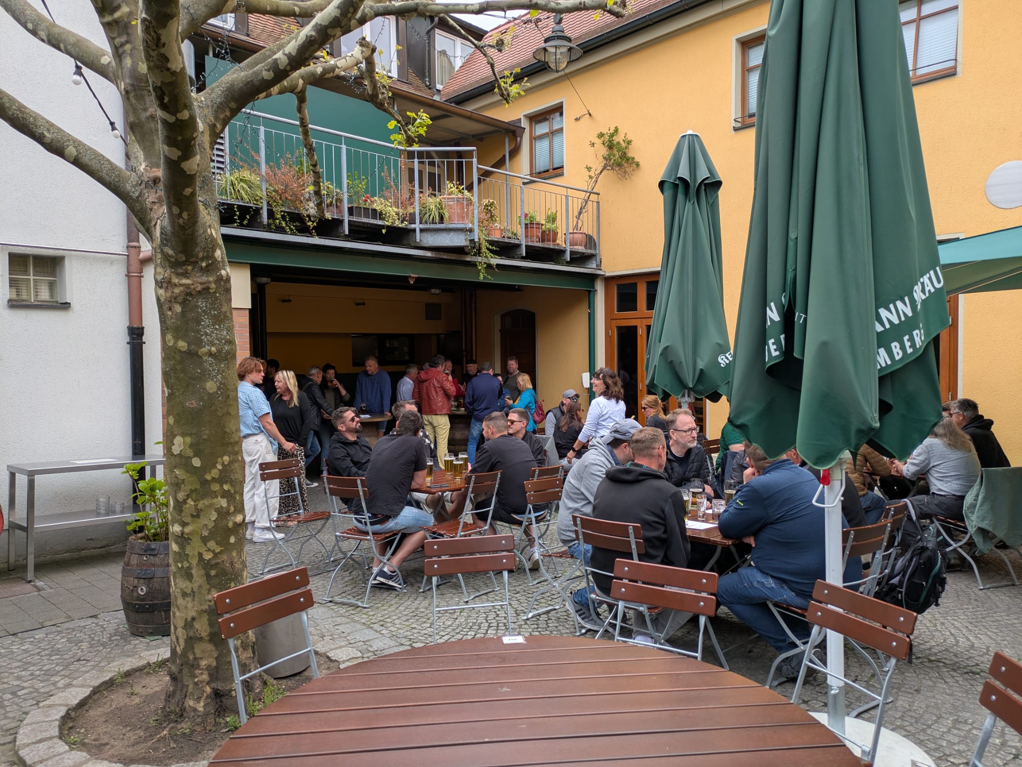 Brauereihof der Brauerei Keesmann von FrankenBierFreund
