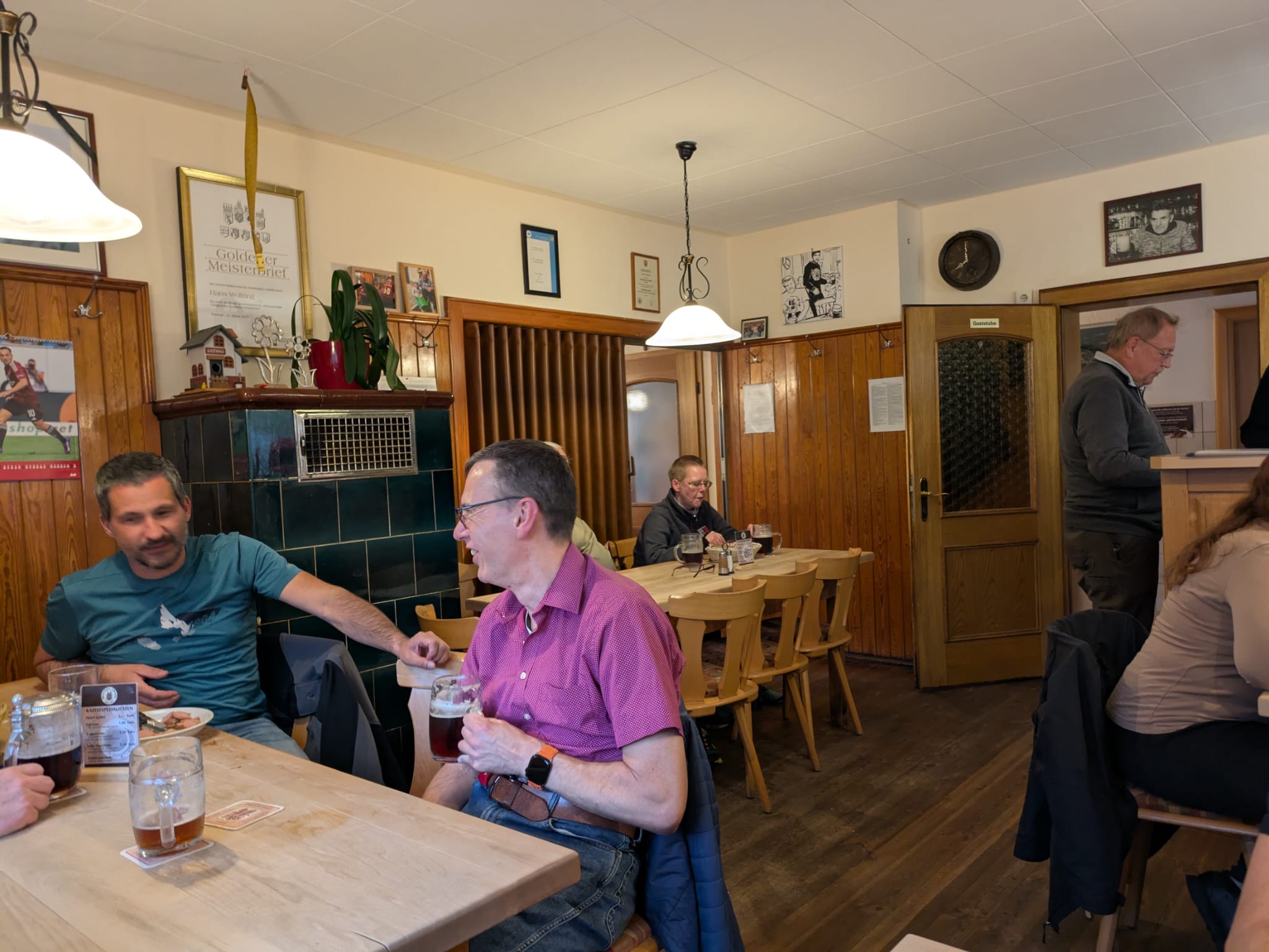 Gaststube im Brauerei Gasthof Gradl von FrankenBierFreund