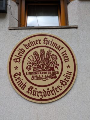 LIndenhardter Bier im Brauerei Gastthof Kürzdörfer von FrankenBierFreund