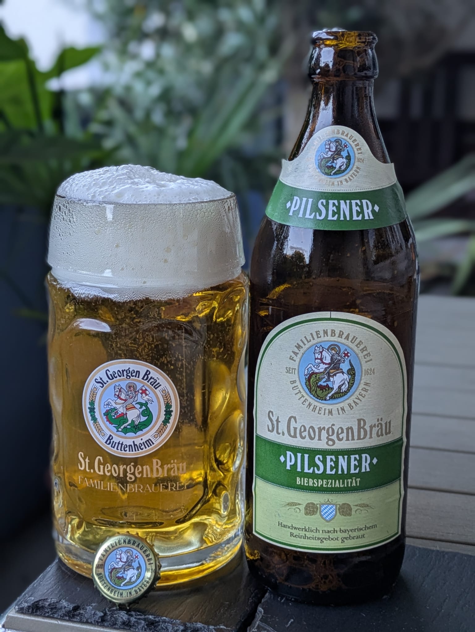 Bierprobe Pilsener von St. Georgen Bräu von FrankenBierFreund