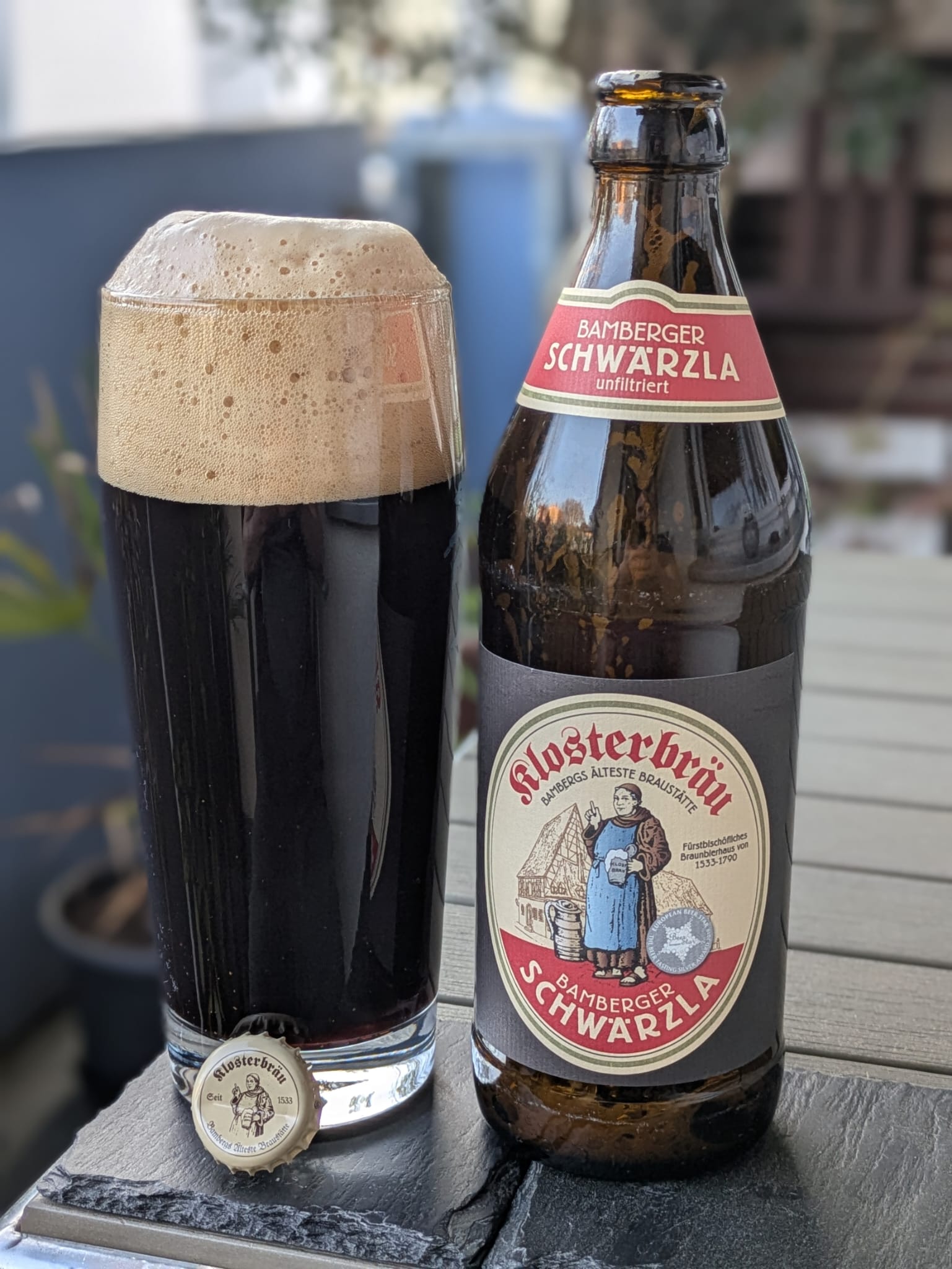 Bierprobe Bamberger Schwärzla von Klosterbräu von FrankenBierFreund