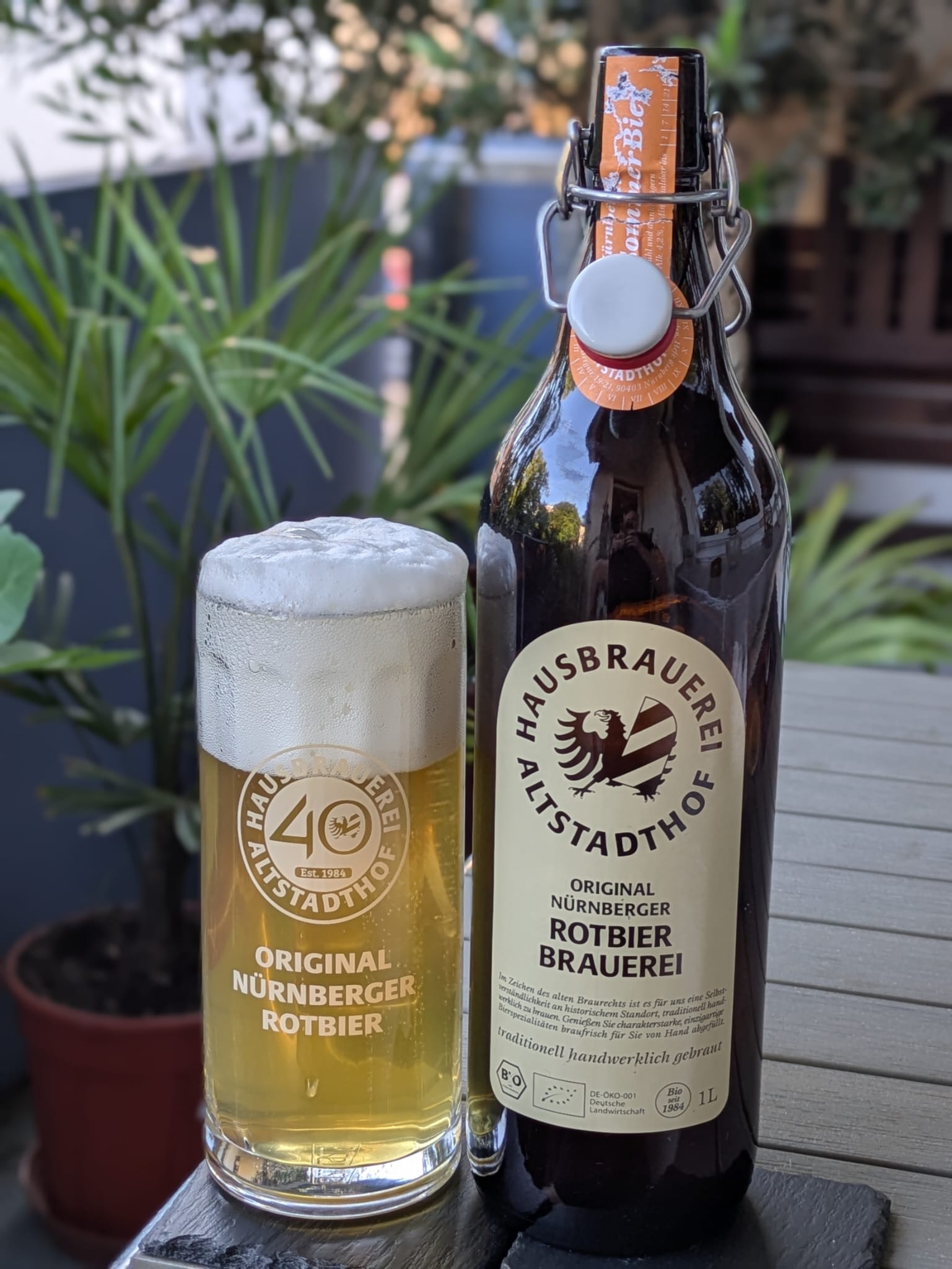 Bierprobe Nürnberger Sommerbier der Hausbrauerei Altstadthof von FrankenBierFreund