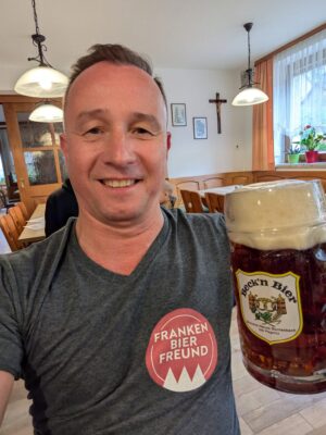 FrankenBierFreund trinkt Büchenbacher Beck'n Bier