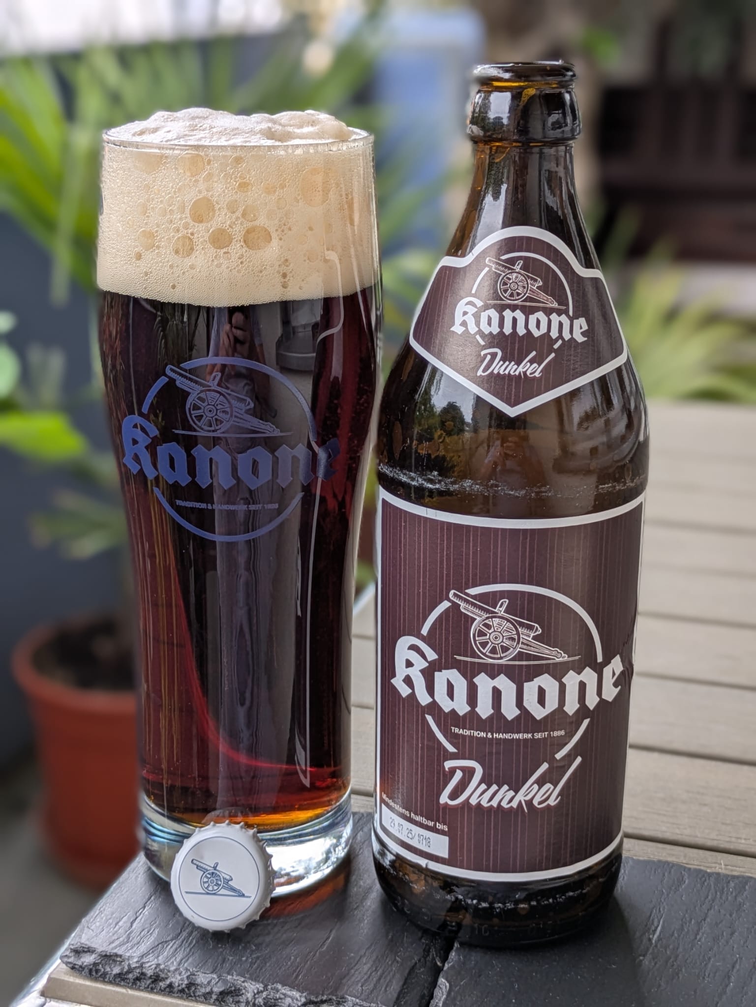 Bierprobe Kanone Dunkel der Brauerei Kanone von FrankenBierFreund