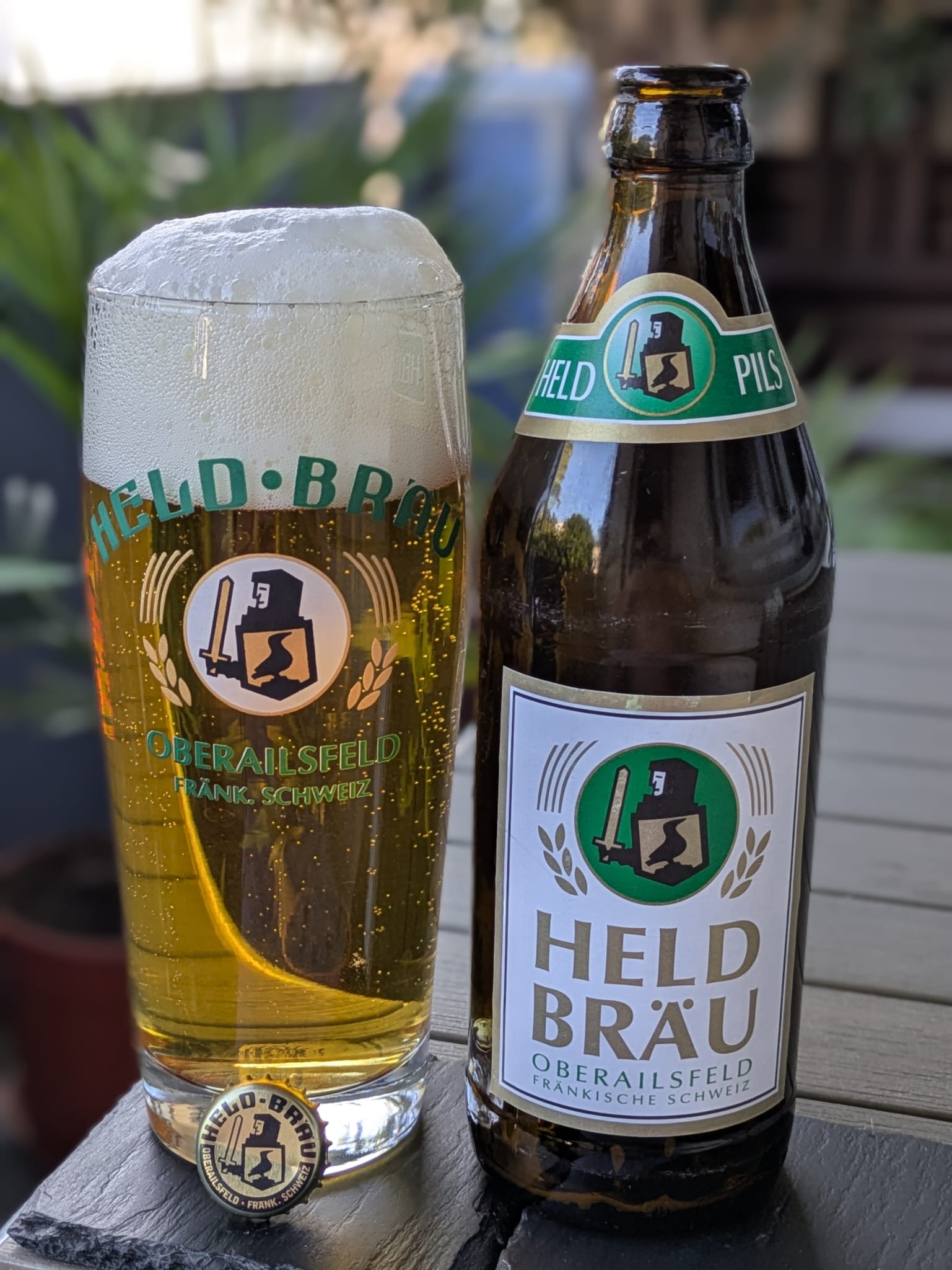 Bierprobe Pils von Held-Bräu von FrankenBierFreund