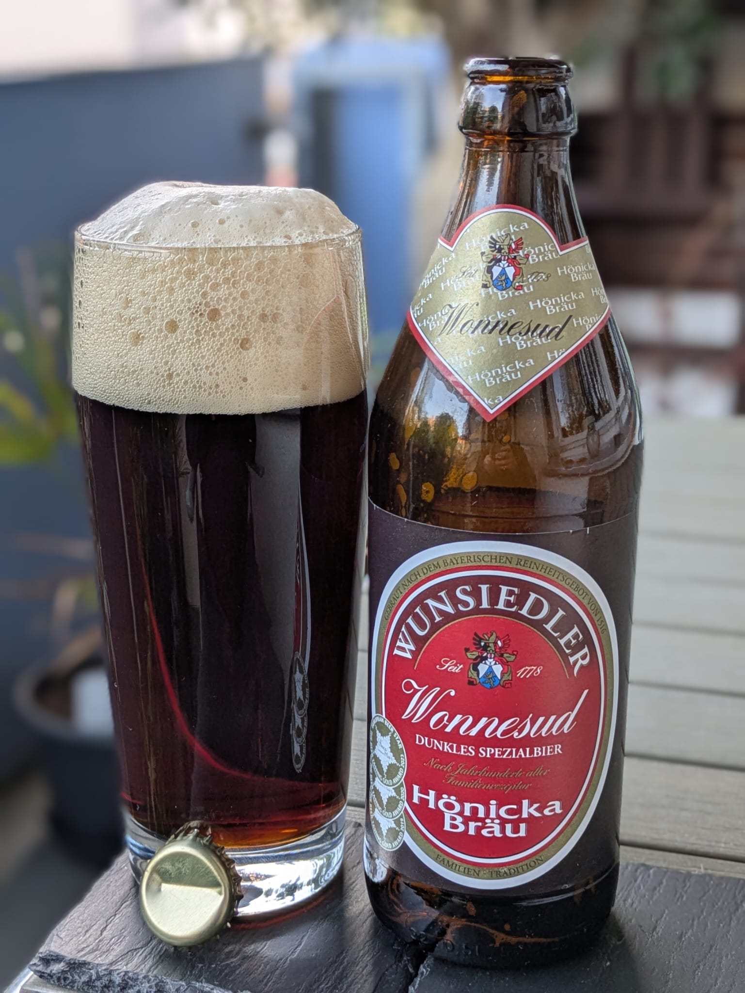 Bierprobe Wonnesud von Hönicka-Bräu von FrankenBierFreund