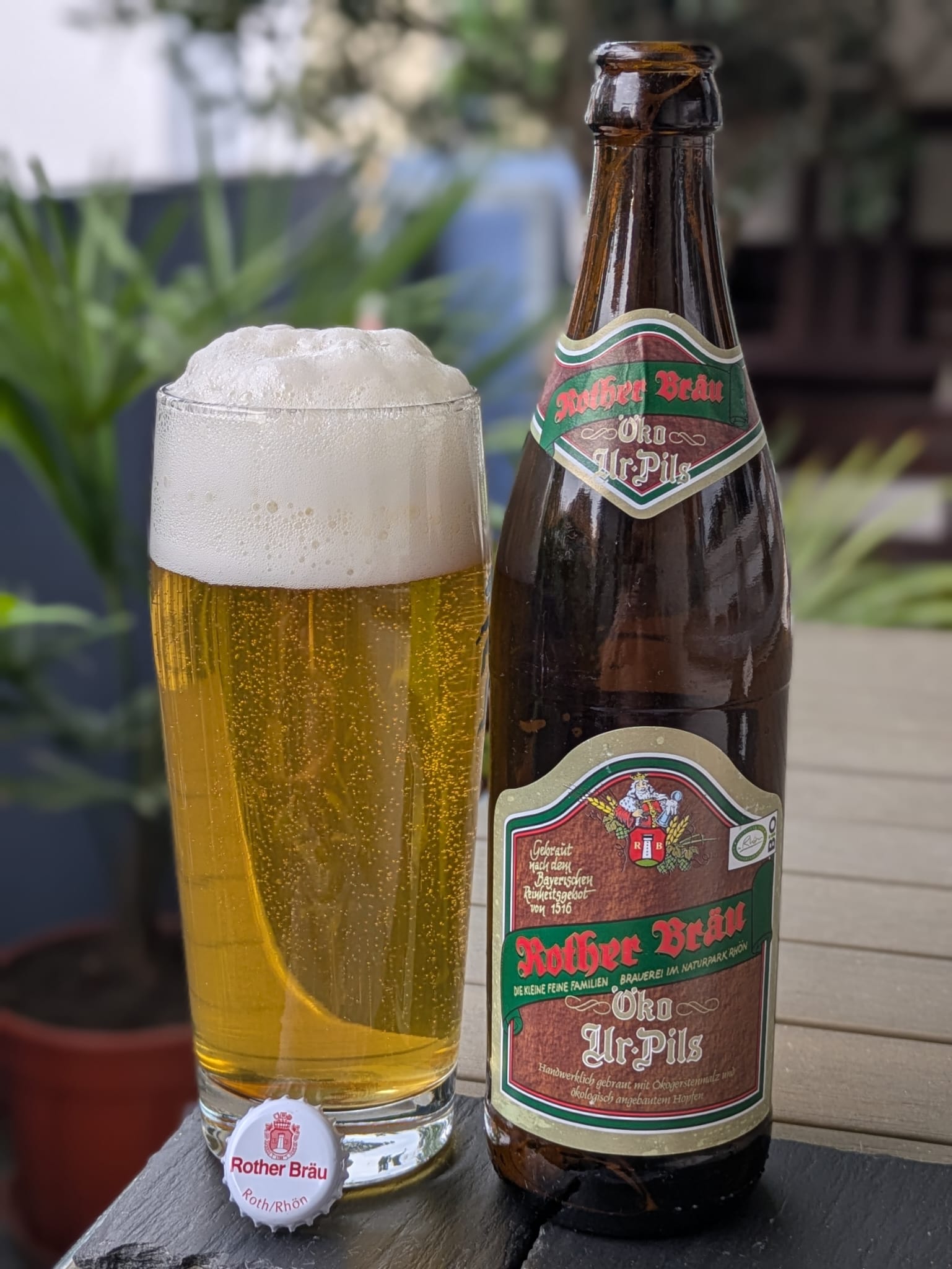 Bierprobe Öko Ur-Pils von Rother Bräu von FrankenBierFreund