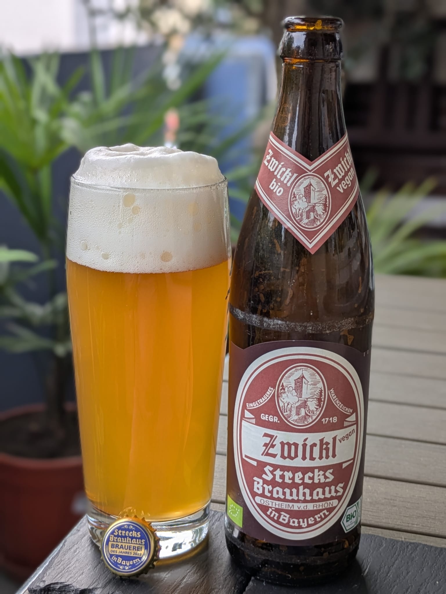 Bierprobe Zwickl von Strecks Brauhaus von FrankenBierFreund