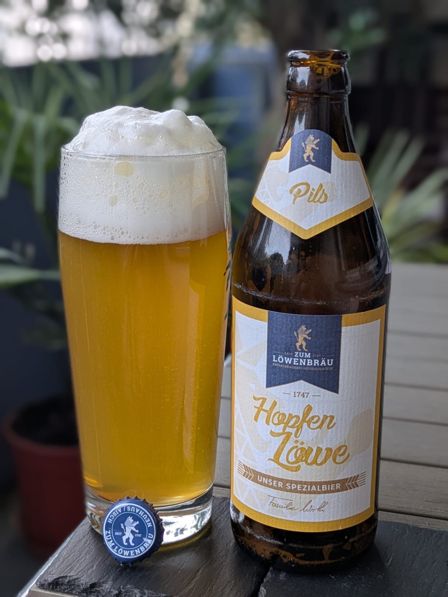 #404: Der Hopfen Löwe der Brauerei Zum Löwenbräu aus Neuhaus in Mittelfranken