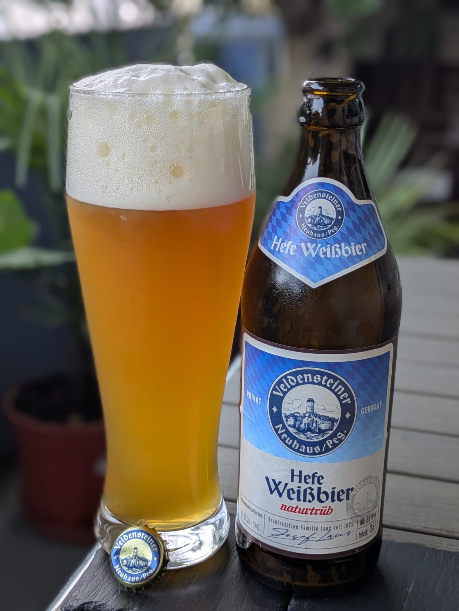 #462: Das Veldensteiner Hefe Weißbier von Kaiser-Bräu aus Neuhaus an der Pegnitz in Mittelfranken