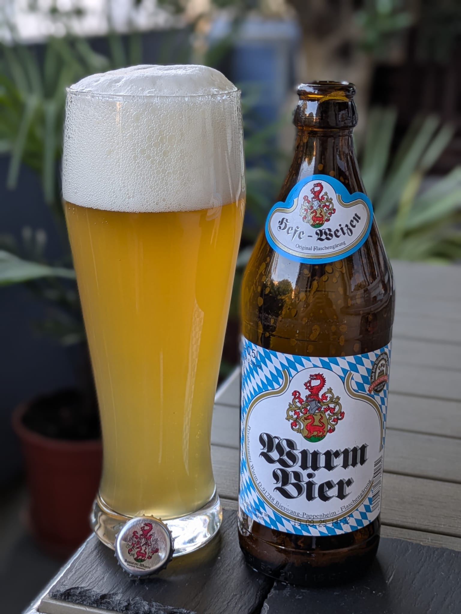 #394: Das Hefe-Weizen der Privatbrauerei Wurm aus Bieswang in Mittelfranken