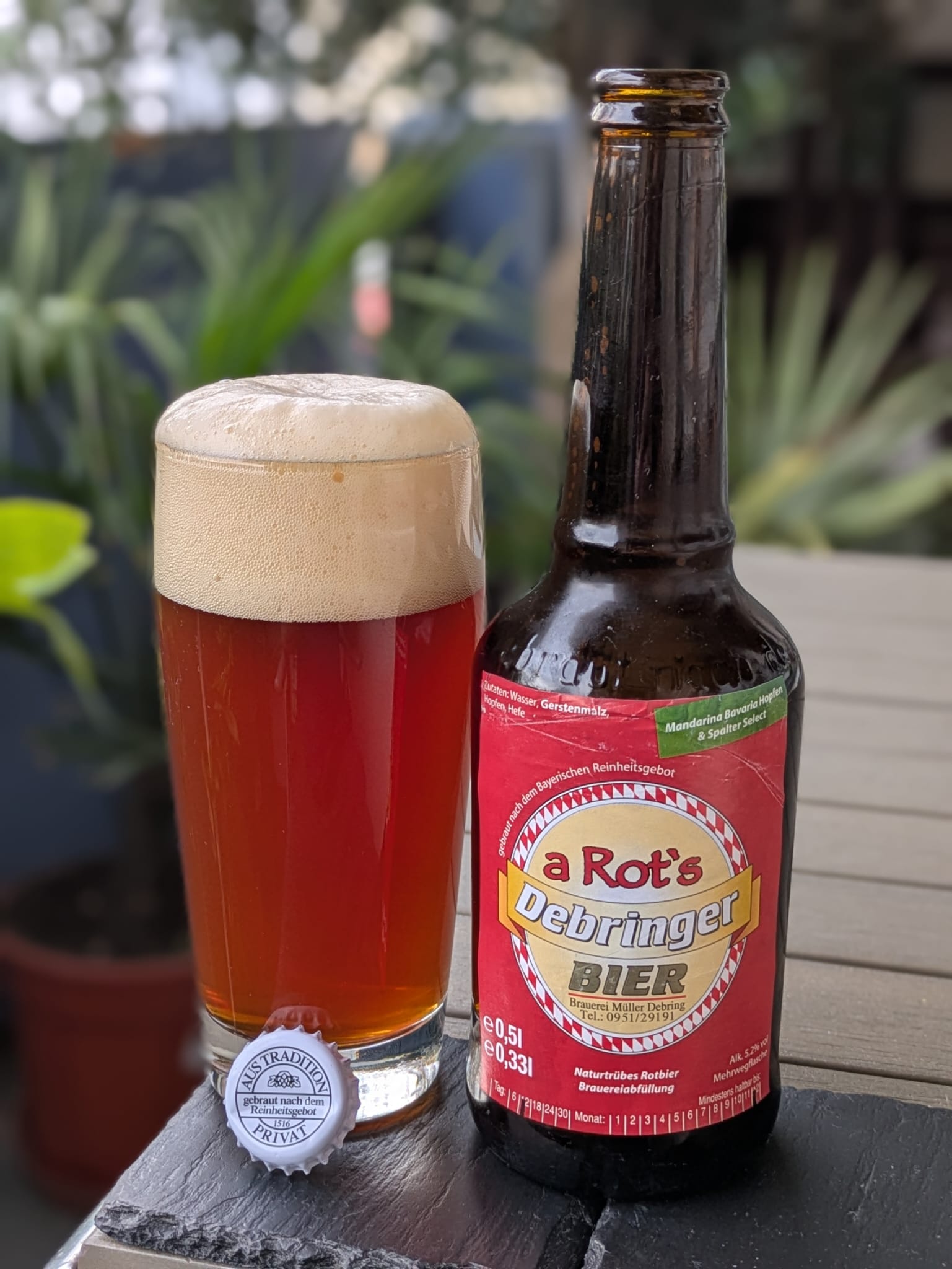 Bierprobe a Rot's der Brauerei Müller von FrankenBierFreund