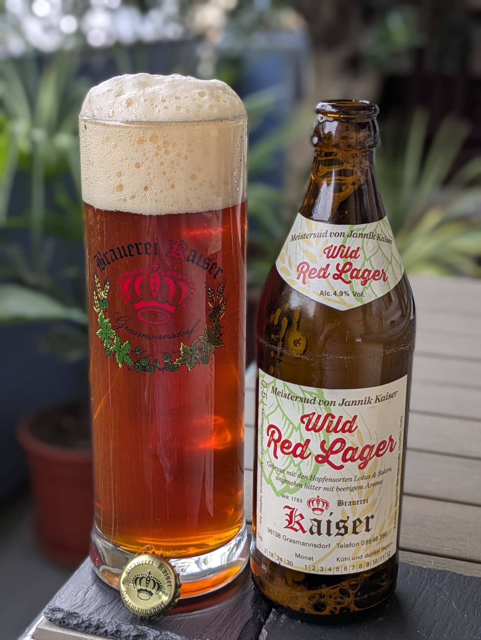 #431: Das Wild Red Lager der Brauerei Kaiser aus Grasmannsdorf in Oberfranken