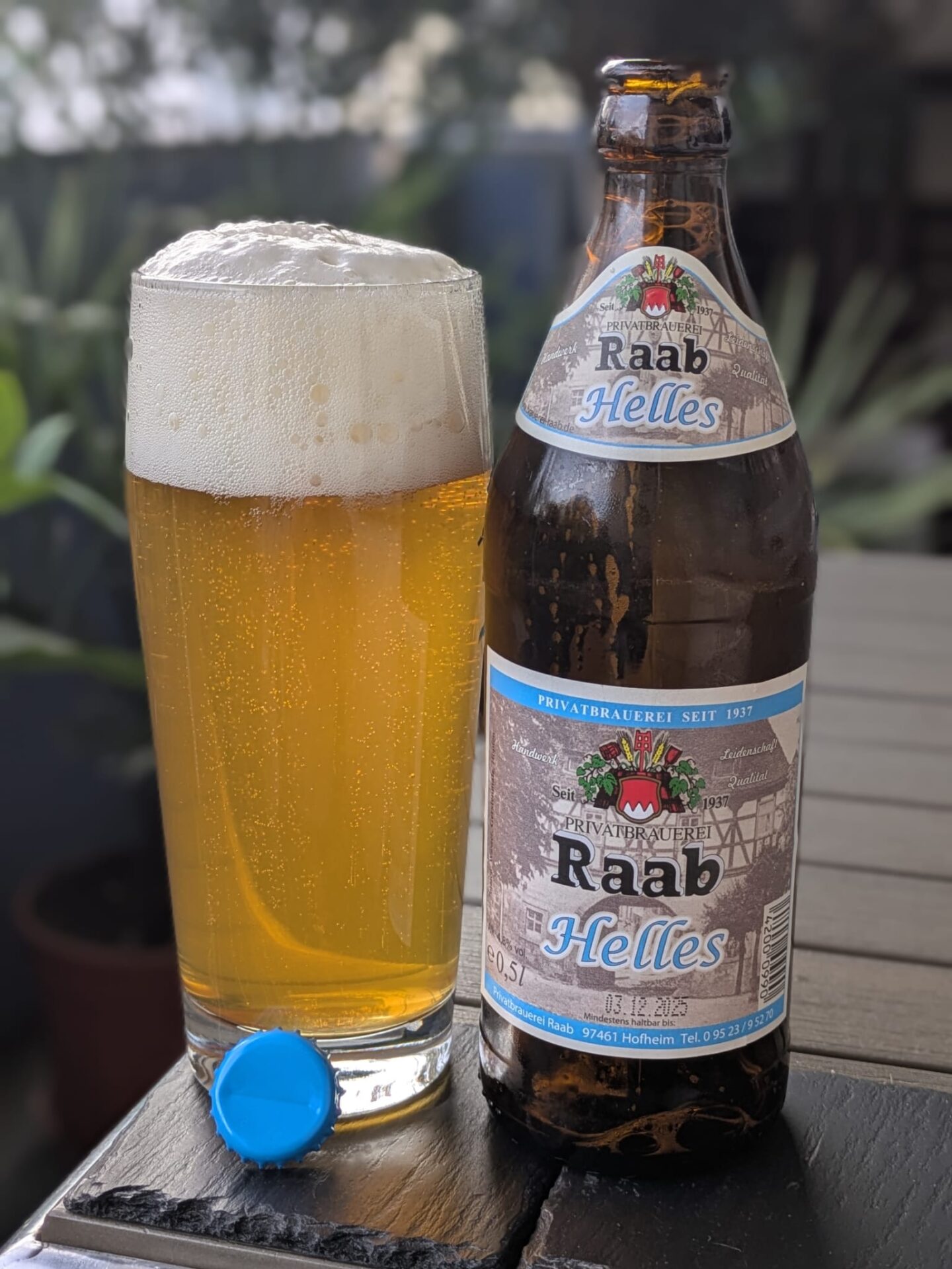 #424: Helles der Privatbrauerei Raab aus Hofheim in Unterfranken