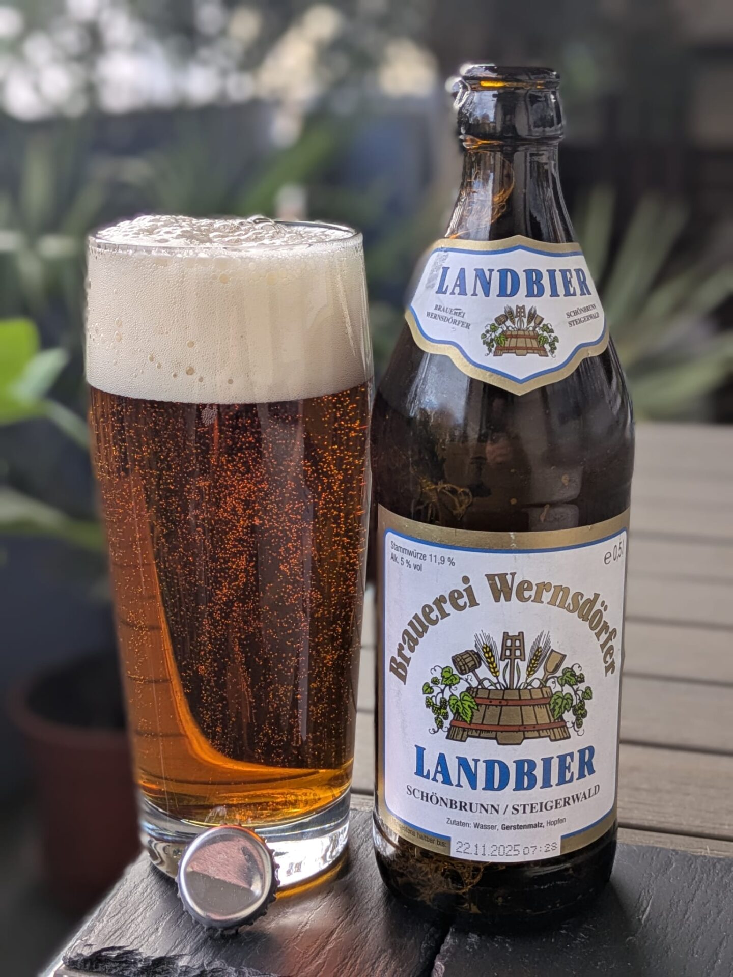 #414: Das Landbier der Brauerei Wernsdörfer aus Schönbrunn im Steigerwald in Oberfranken