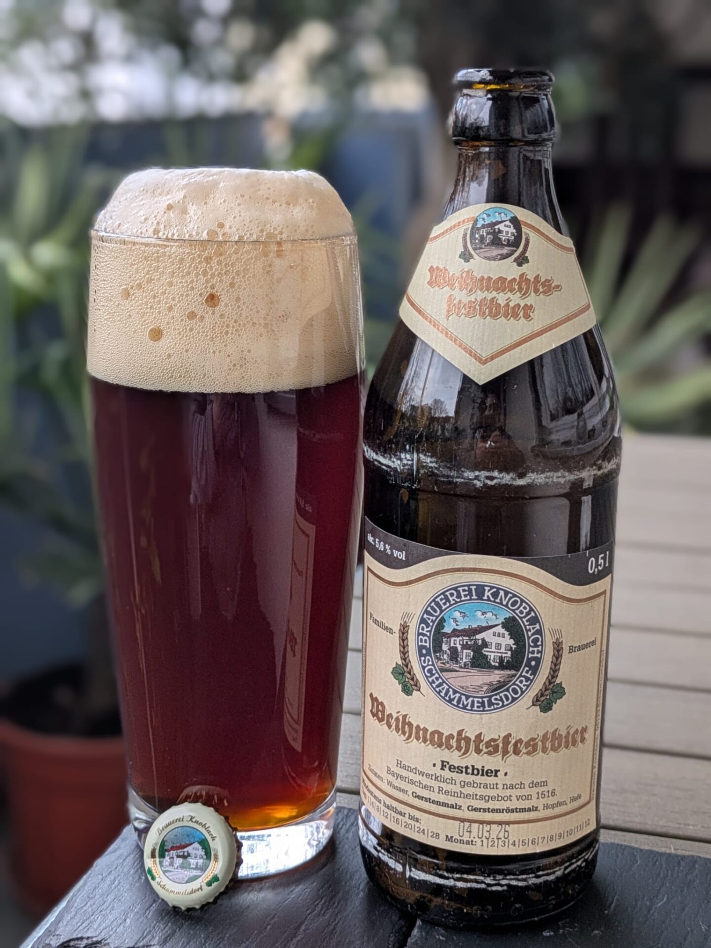 #429: Das Weihnachtsfestbier der Brauerei Knoblach aus Schammelsdorf in Oberfranken
