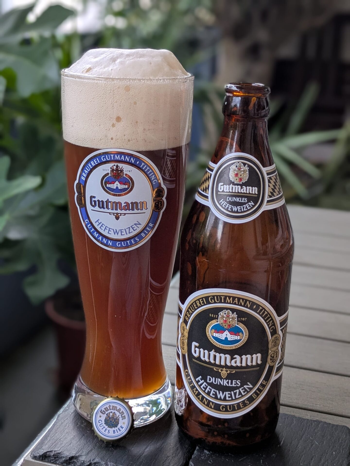 #453: Dunkles Hefeweizen der Brauerei Gutmann aus Titting in Oberbayern