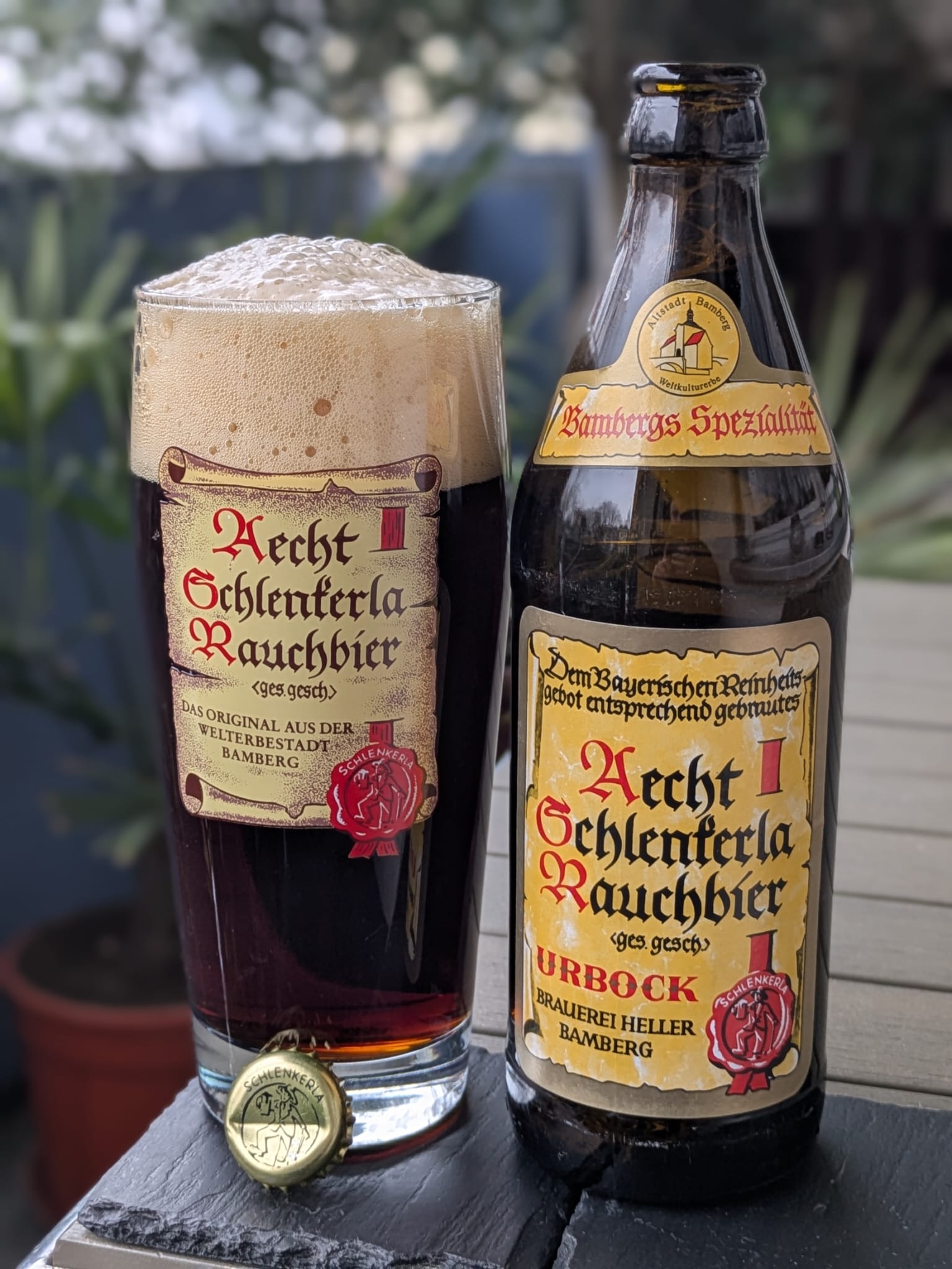 #466: Der Aecht Schlenkerla Urbock der Brauerei Heller aus Bamberg in Oberfranken