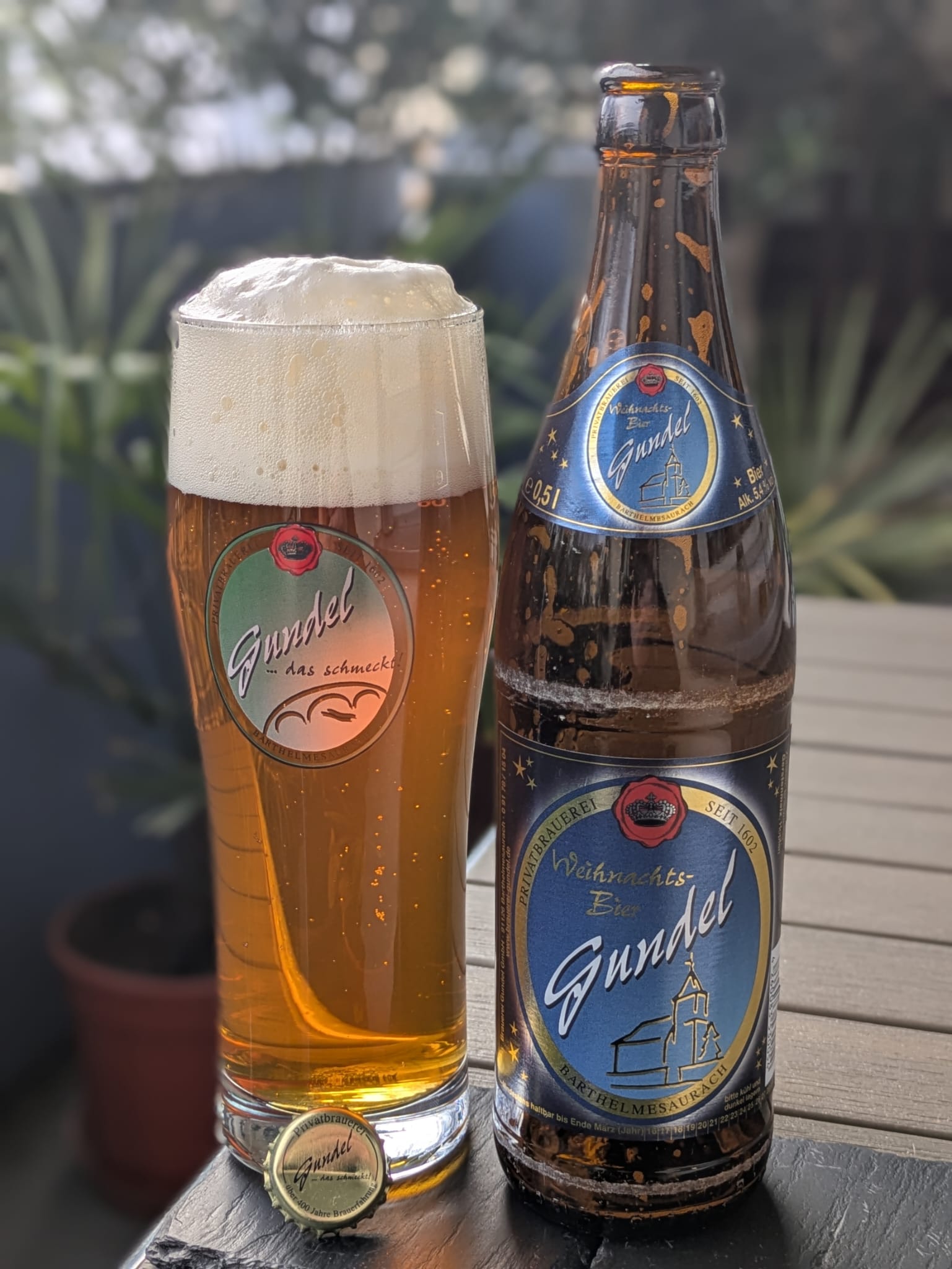 #456: Das Gundel Weihnachtsbier der Brauerei Gundel aus Barthelmesaurach in Mittelfranken