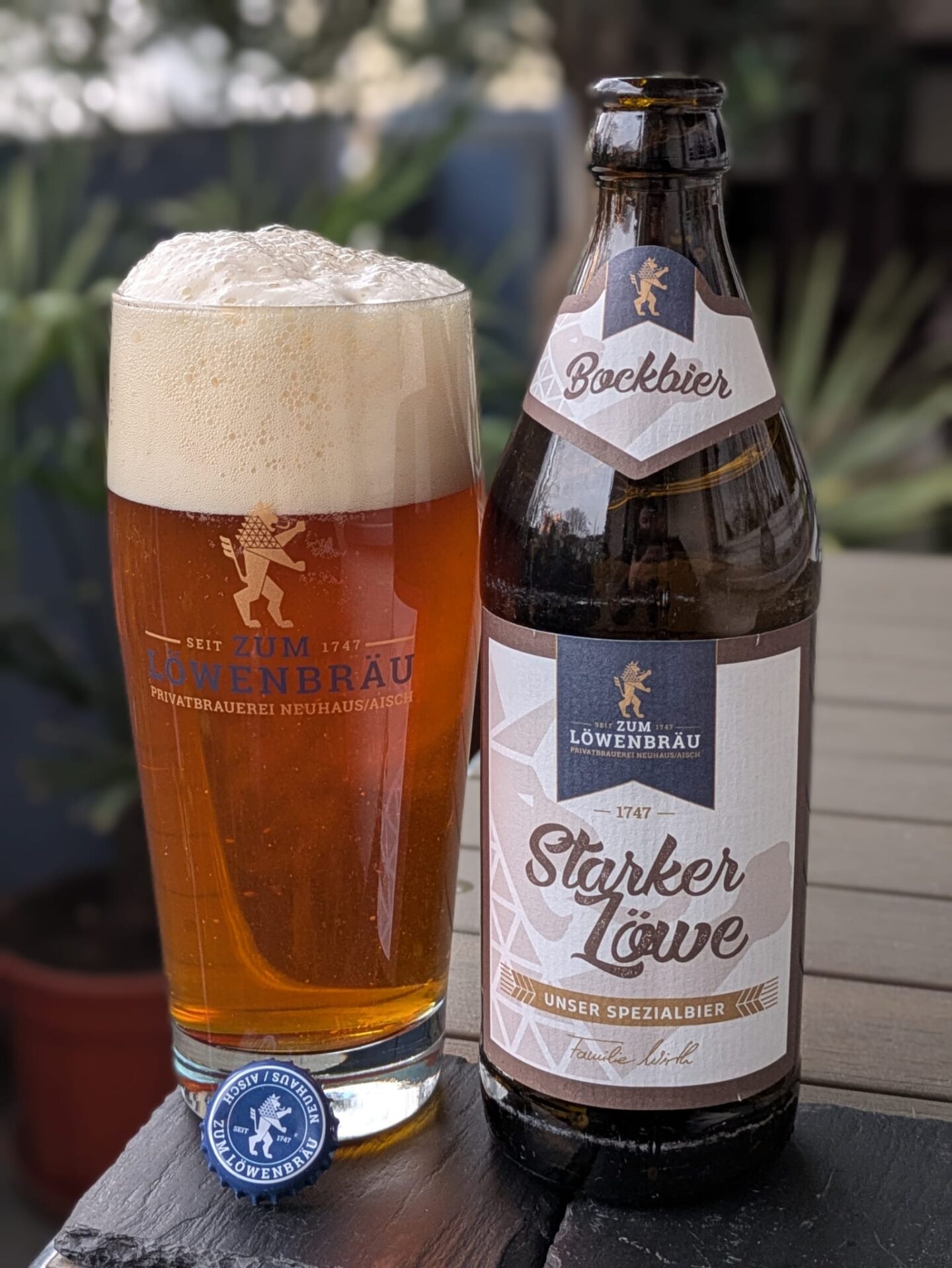 #484: Starker Löwe der Brauerei Zum Löwenbräu aus Neuhaus in Mittelfranken