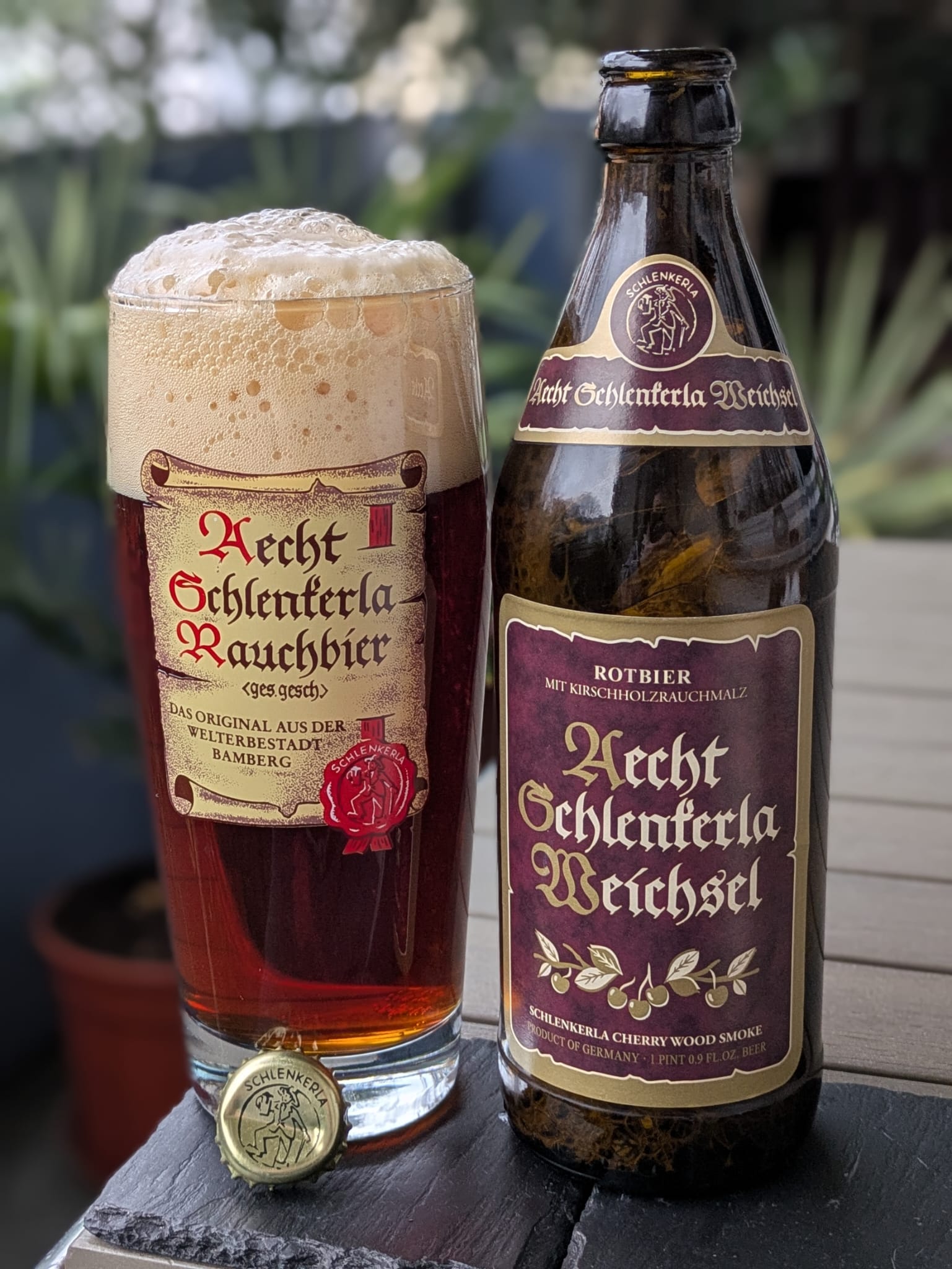 #511: Das Aecht Schlenkerla Weichsel der Brauerei Heller aus Bamberg in Oberfranken