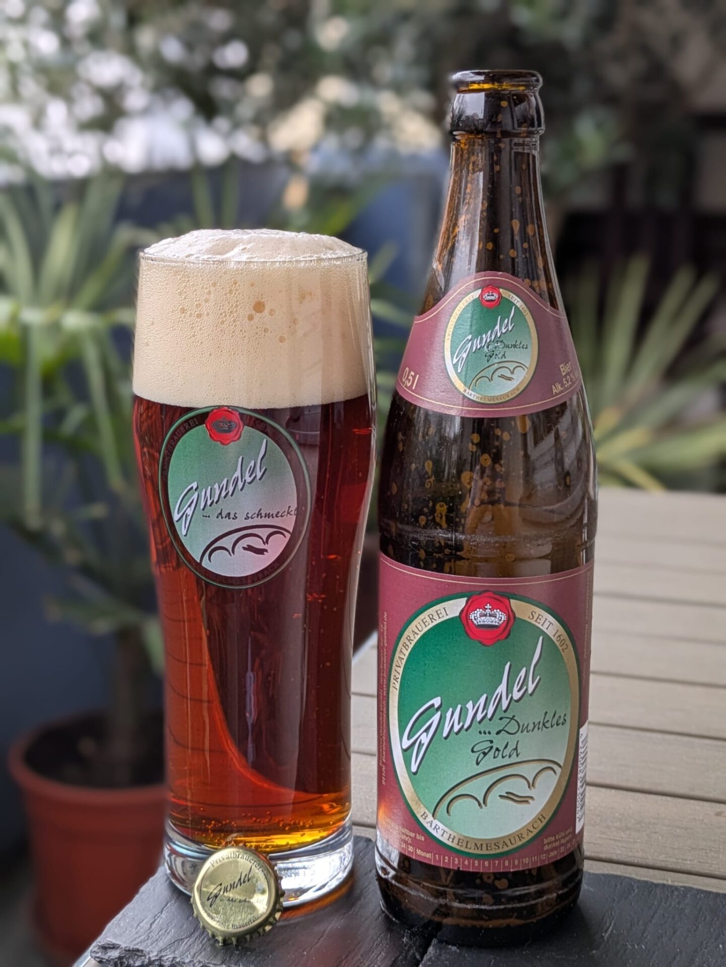 #497: Das Gundel Dunkles Gold der Brauerei Gundel aus Barthelmesaurach in Mittelfranken