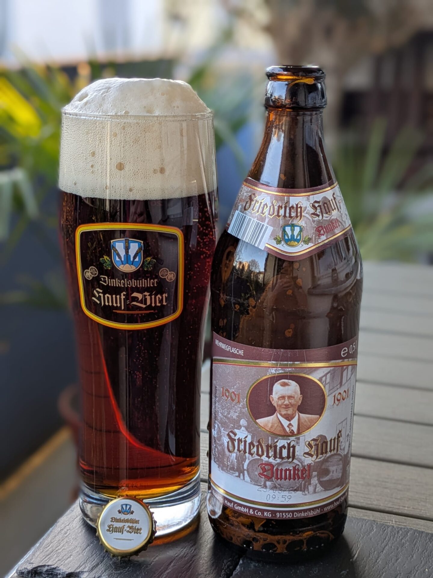 #495: Das Friedrich Hauf Dunkel der Brauerei Hauf aus Dinkelsbühl in Mittelfranken