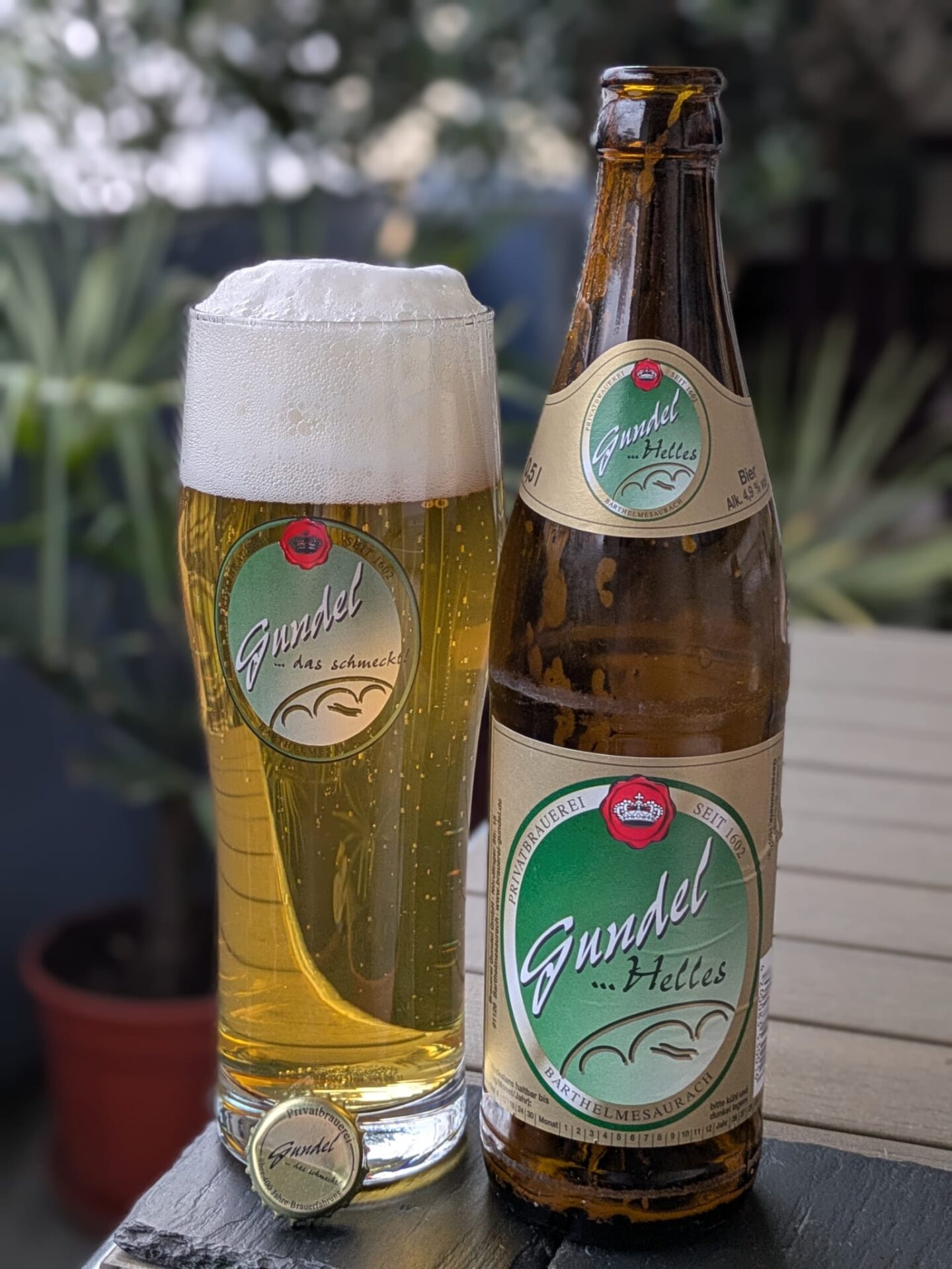 #501: Das Gundel Helles der Brauerei Gundel aus Barthelmesaurach in Mittelfranken