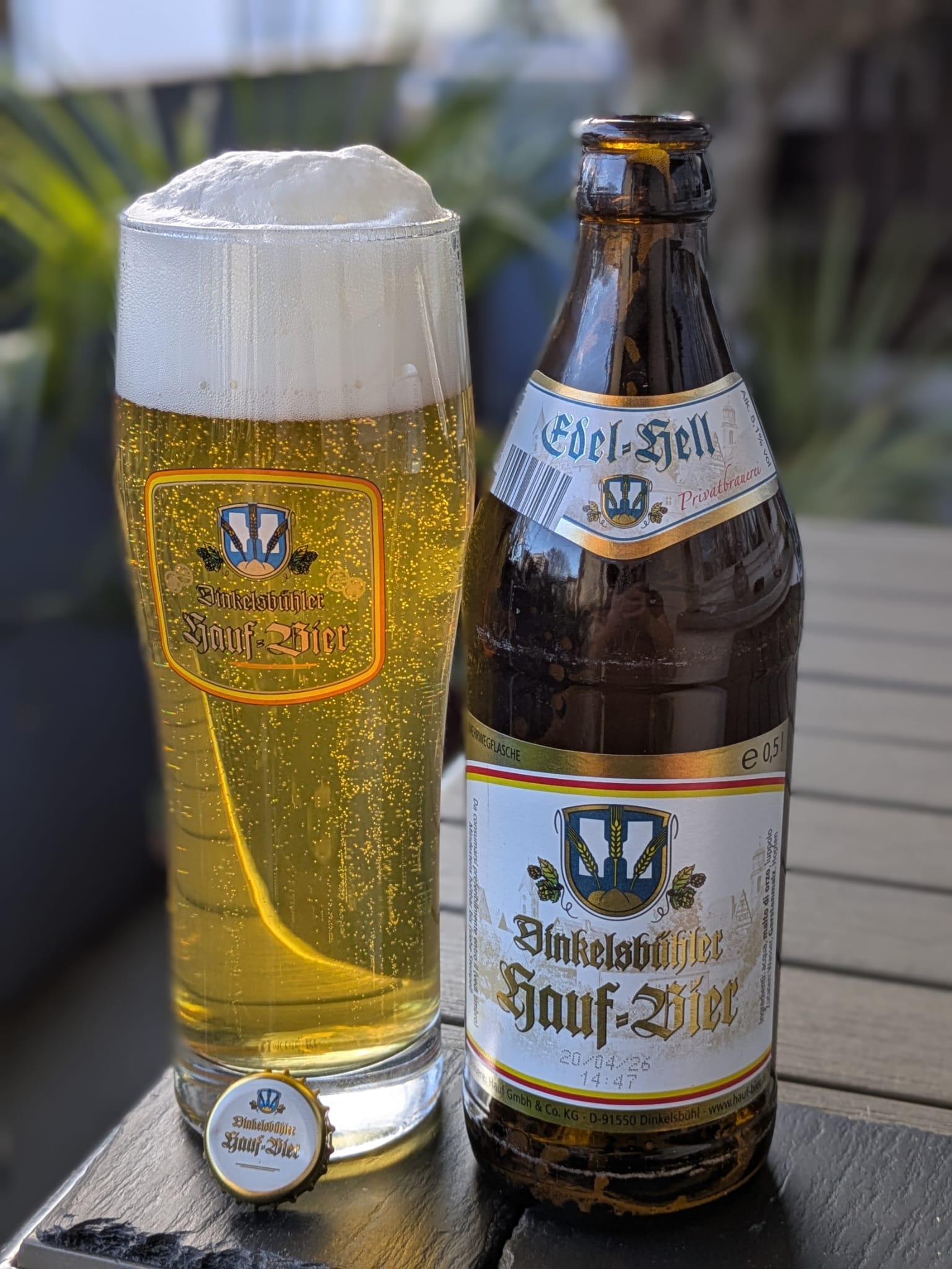 #503: Das Hauf Edel-Hell der Brauerei Hauf aus Dinkelsbühl in Mittelfranken