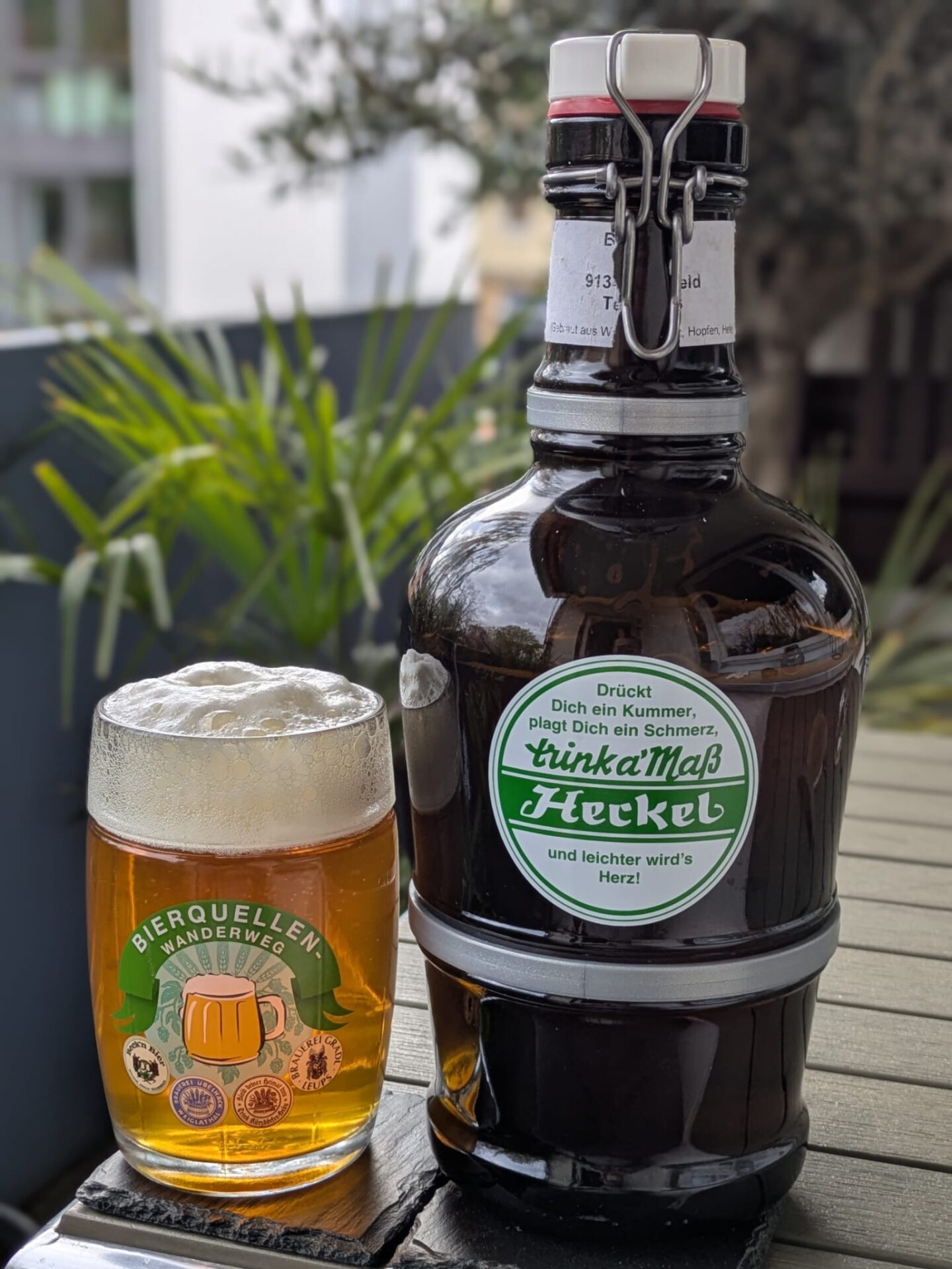 Mein 500stes fränkisches Bier: Das Heckel-Bier der Brauerei Heckel aus Waischenfeld in Oberfranken