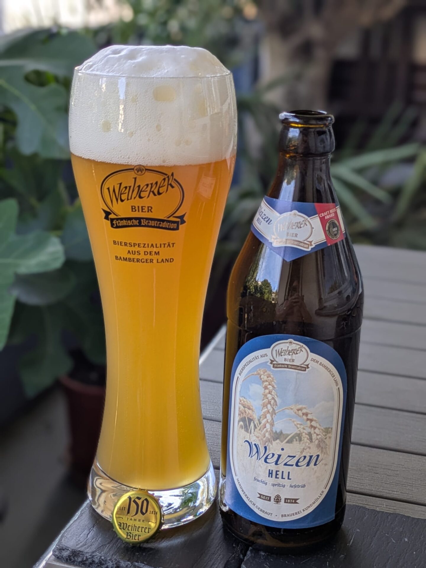 #505: Das Weiherer Weizen hell der Brauerei Kundmüller aus Weiher in Oberfranken