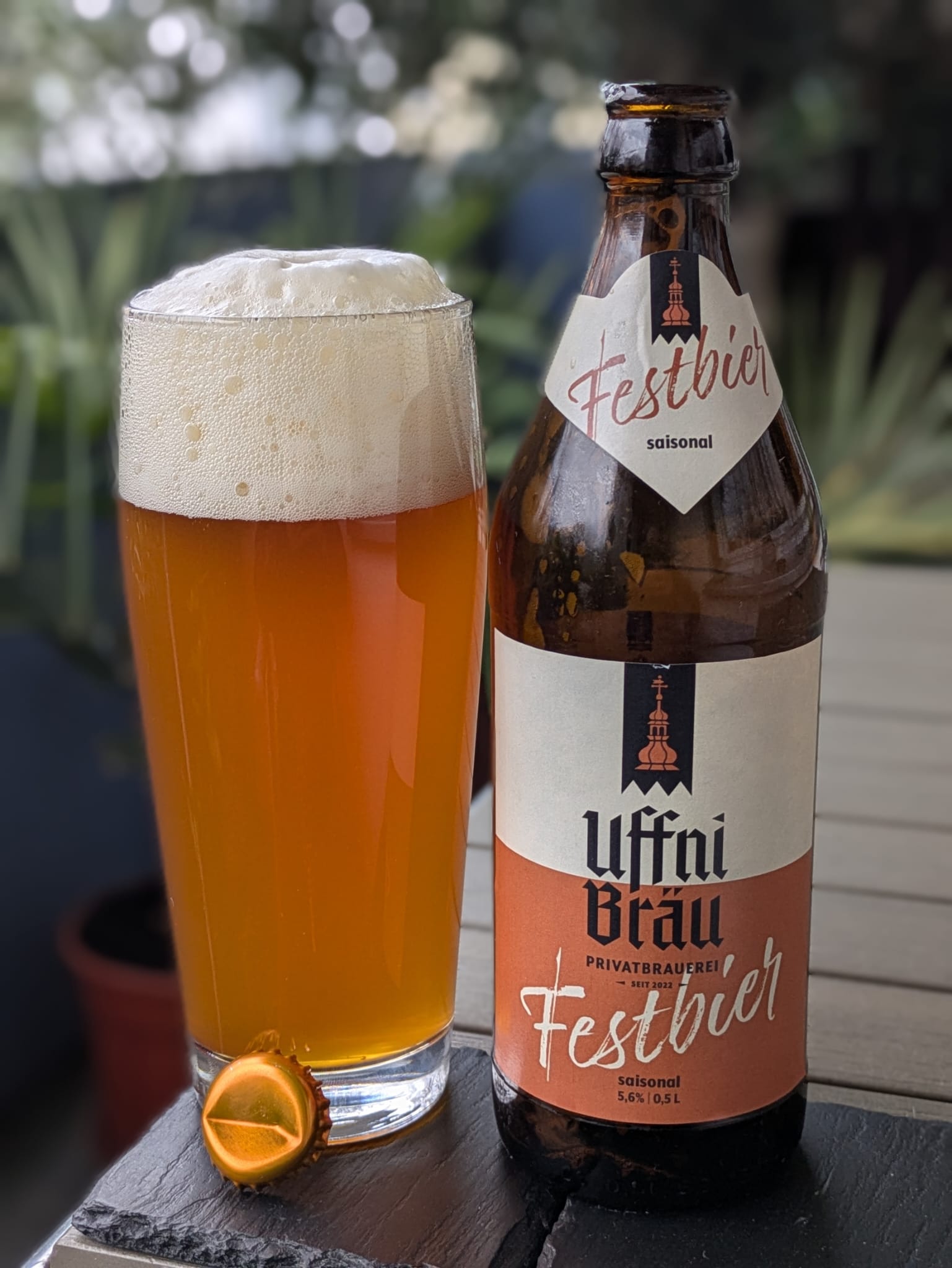 Bierprobe Festbier von Uffni-Bräu von FrankenBierFreund