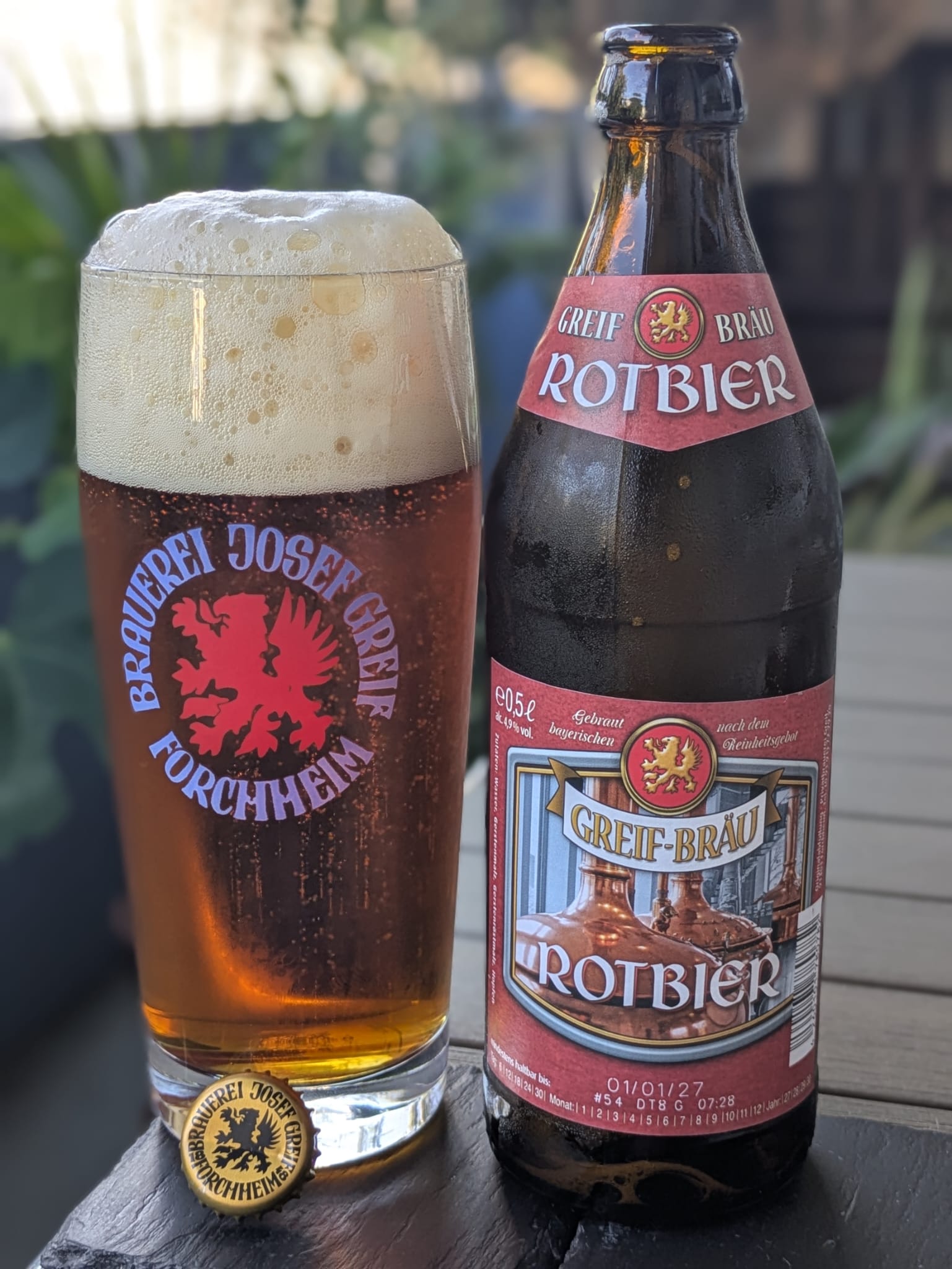 ierprobe Greif Rotbier von Greif-Bräu von FrankenBierFreund