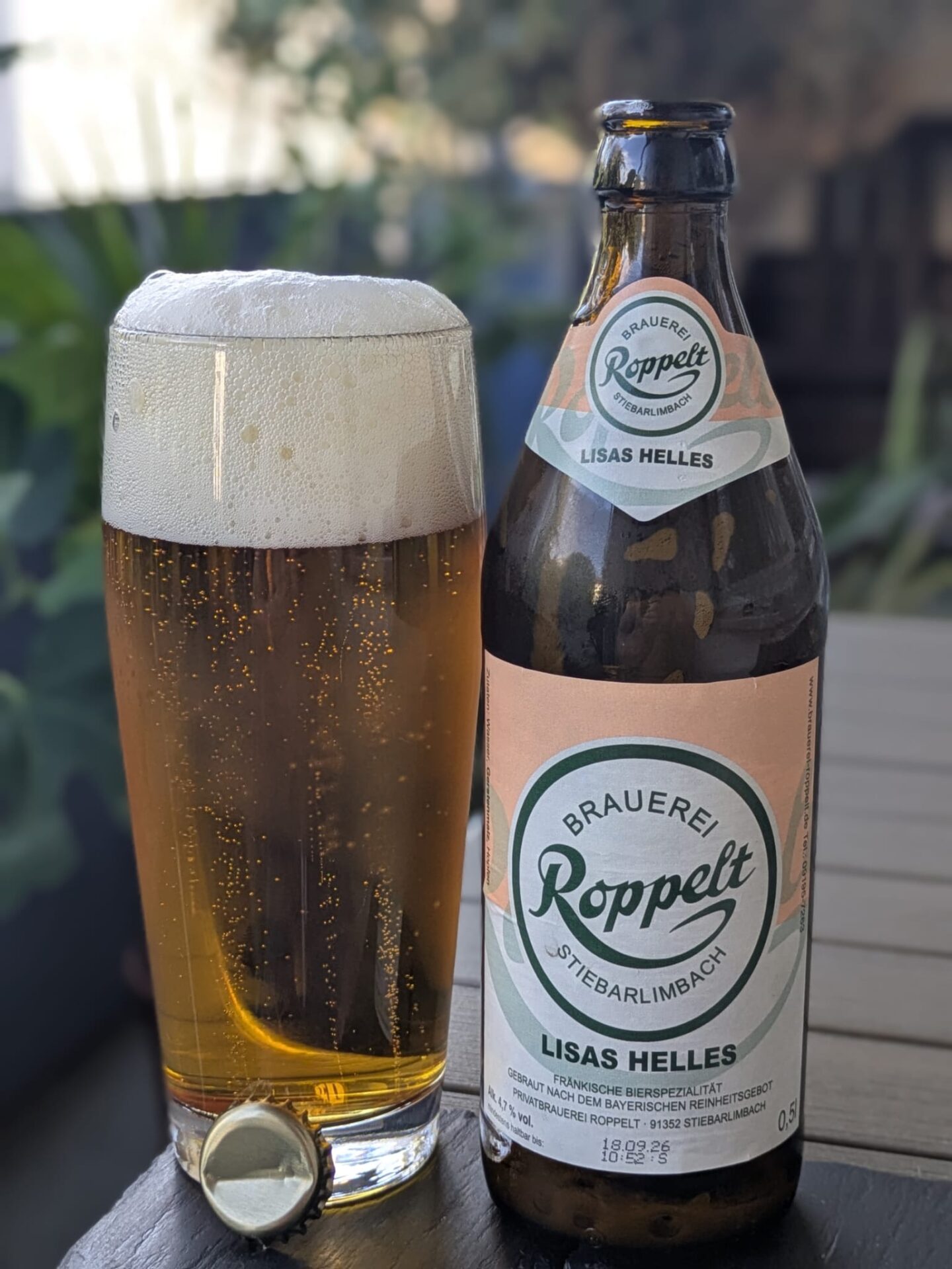 #541: Lisas Helles der Brauerei Roppelt aus Stiebarlimbach in Oberfranken