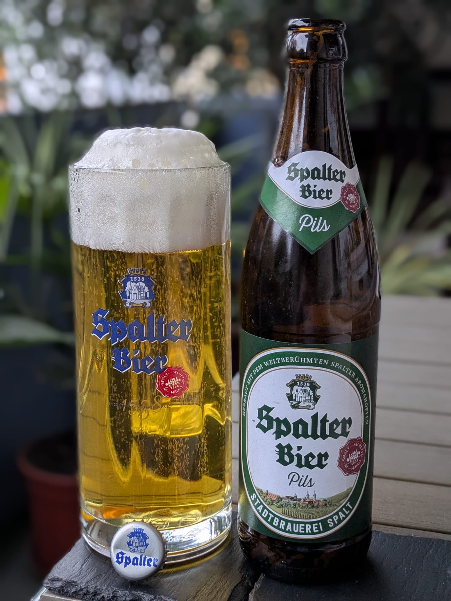 Bierprobe Spalter Pils der Stadtbrauerei Spalt von FrankenBierFreund