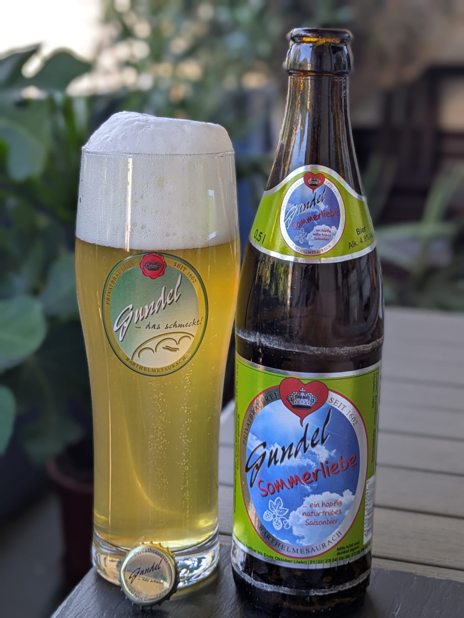#562: Die Gundel Sommerliebe der Brauerei Gundel aus Barthelmesaurach in Mittelfranken