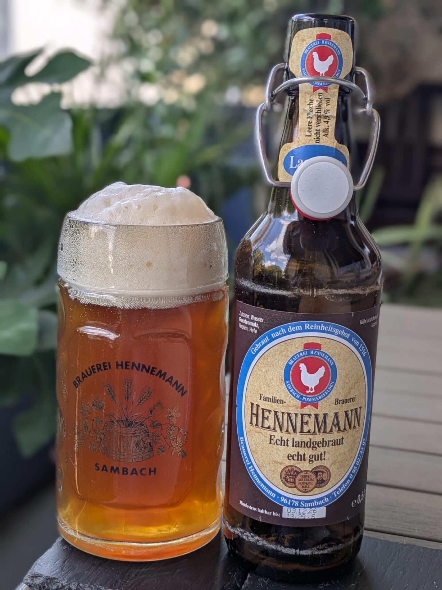 #560: Das Lagerbier der Brauerei Hennemann aus Sambach in Oberfranken